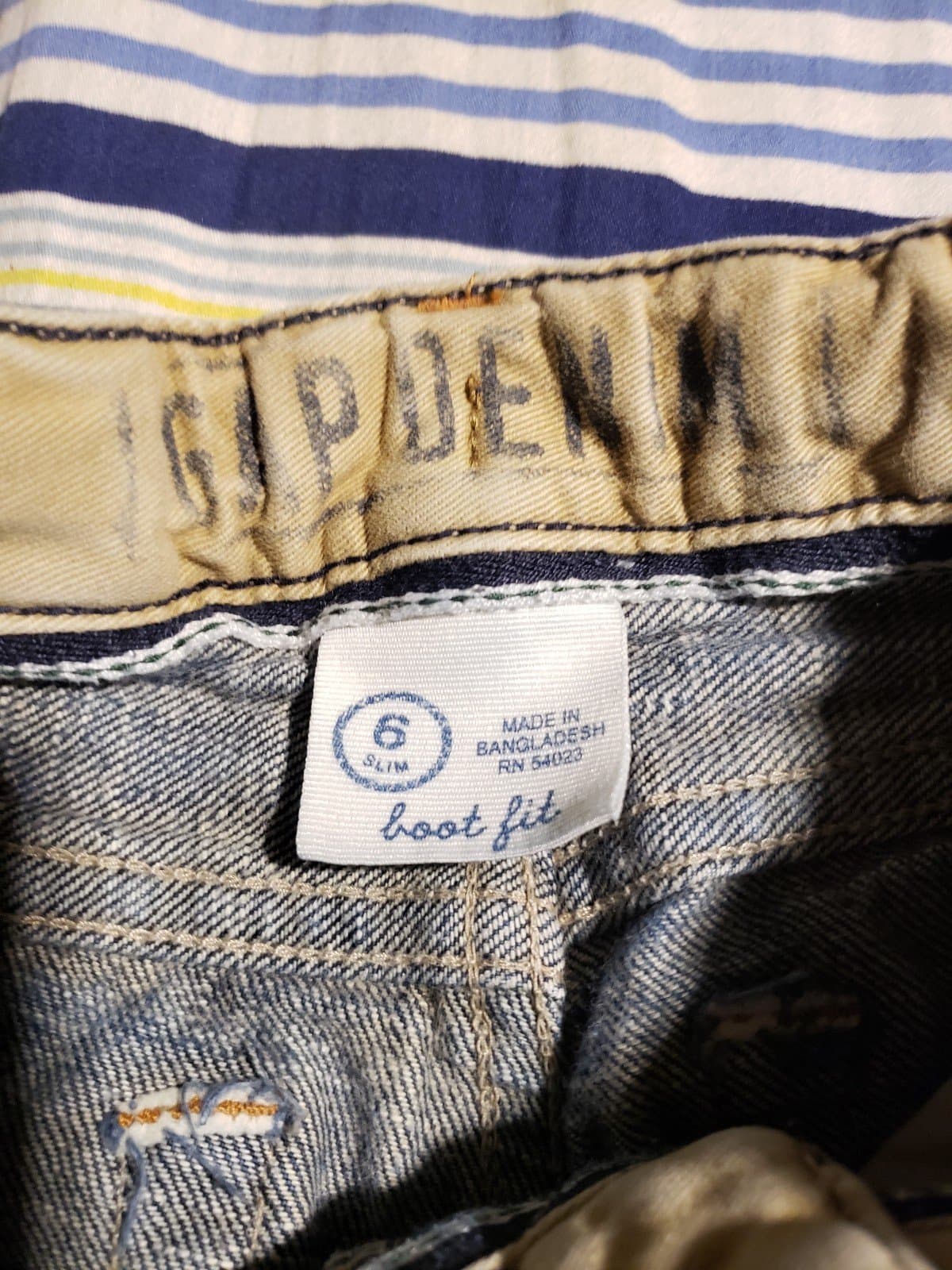 Gap Boys Loose Jeans Size 6 - Thumbnail 2