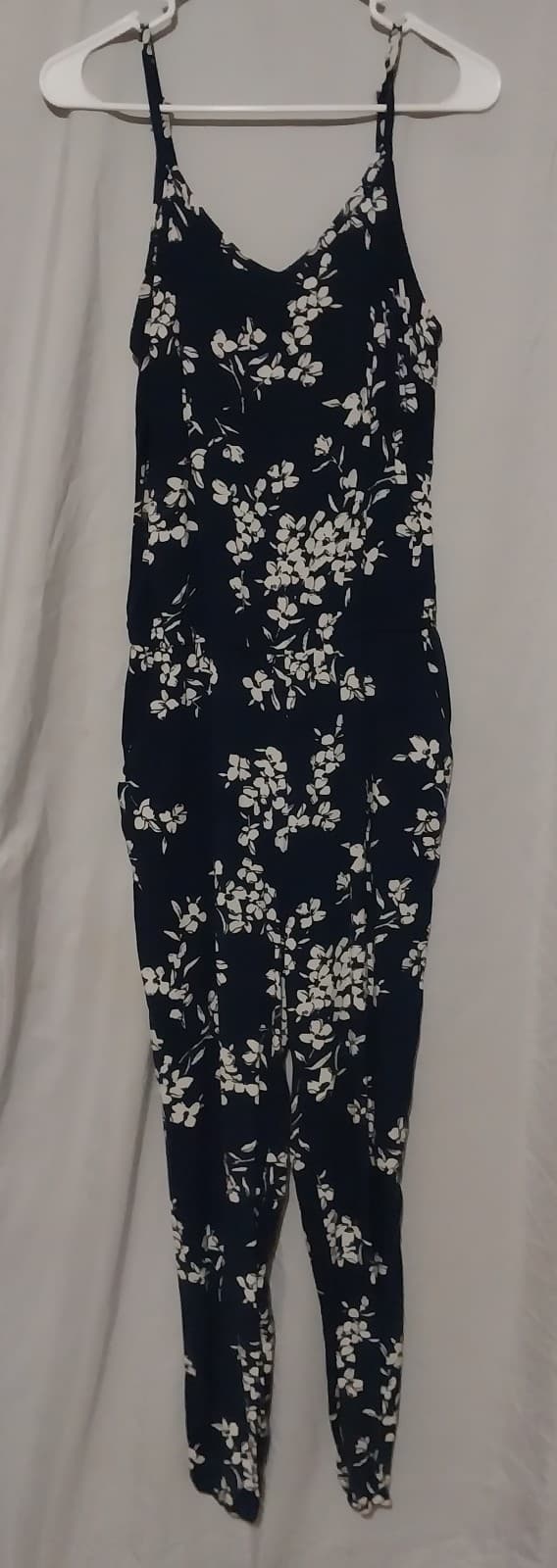 Gap Blue and white floral jumpsuit, XS - Thumbnail 4