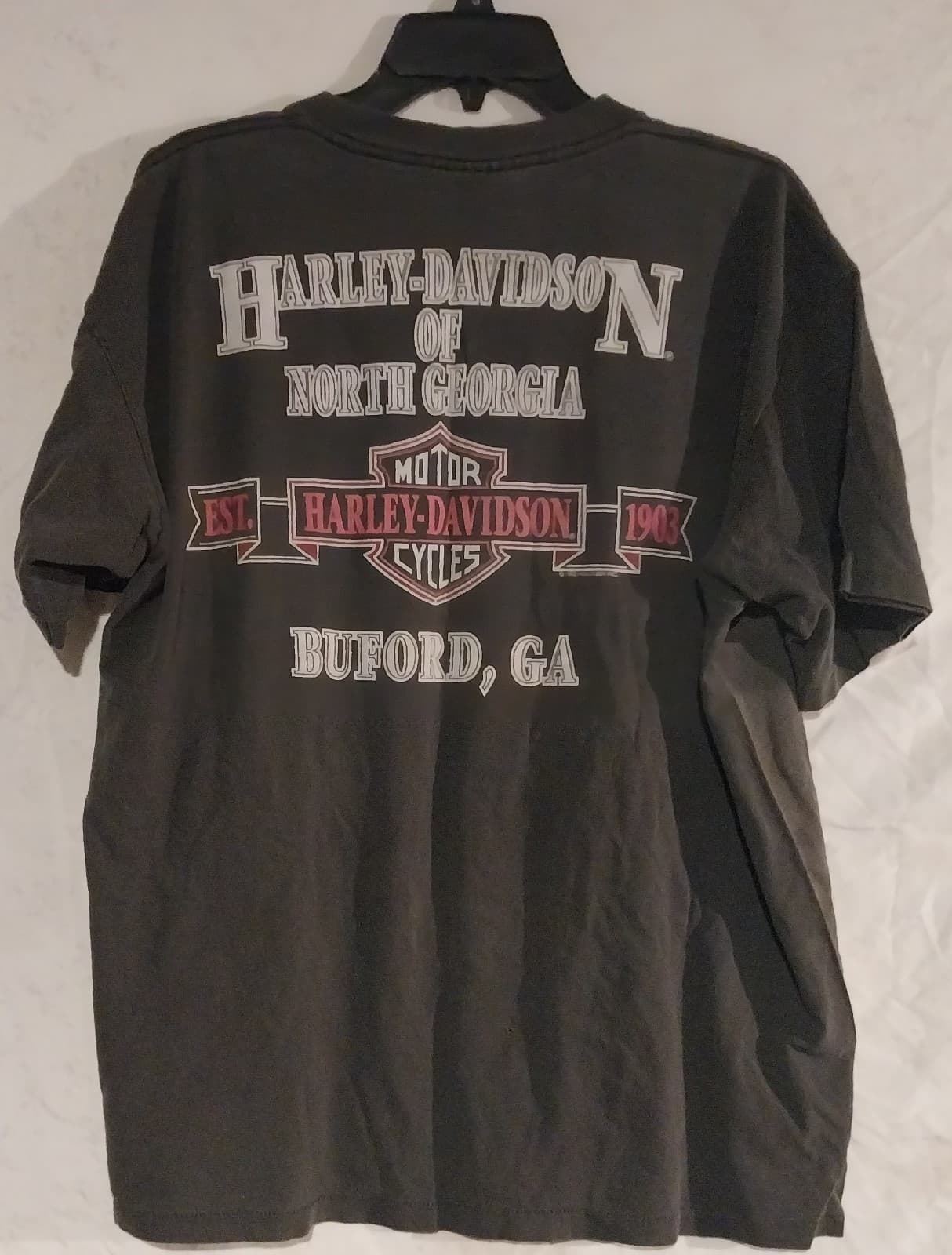 Vintage Harley Davidson T-shirt, Buford, GA. Dated 1992. Great condition - Thumbnail 5