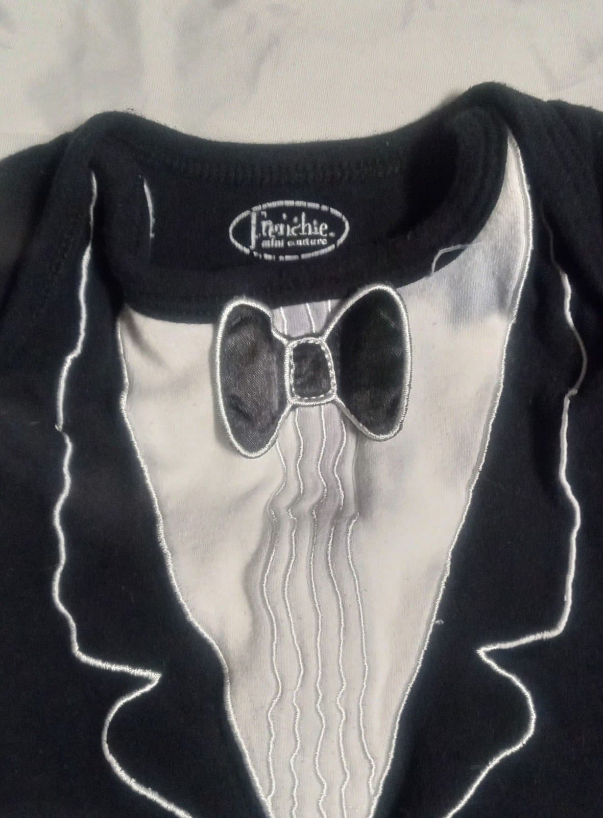 Frenchi Mini Couture Onesie for 3-6 Months - Thumbnail 3