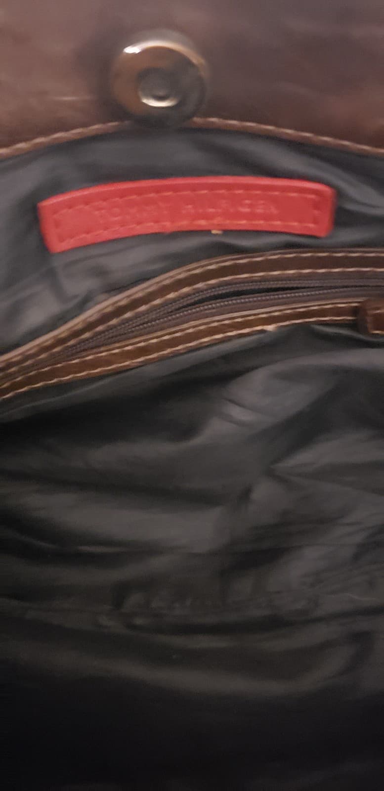 Tommy Hilfiger Maroon Handbag - Thumbnail 3