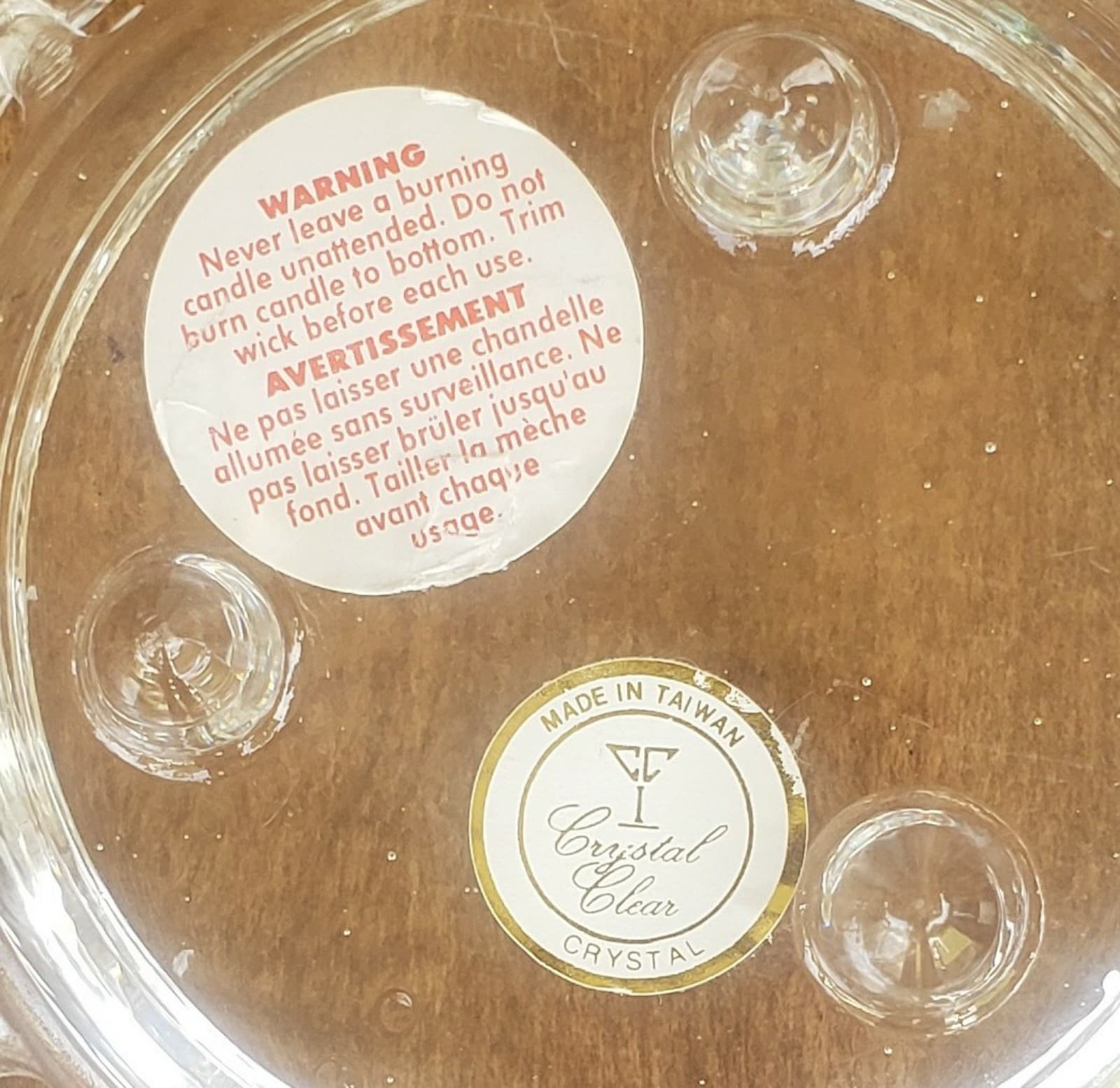 Looped Rimmed Christal Crystal Glass Dish - Thumbnail 4