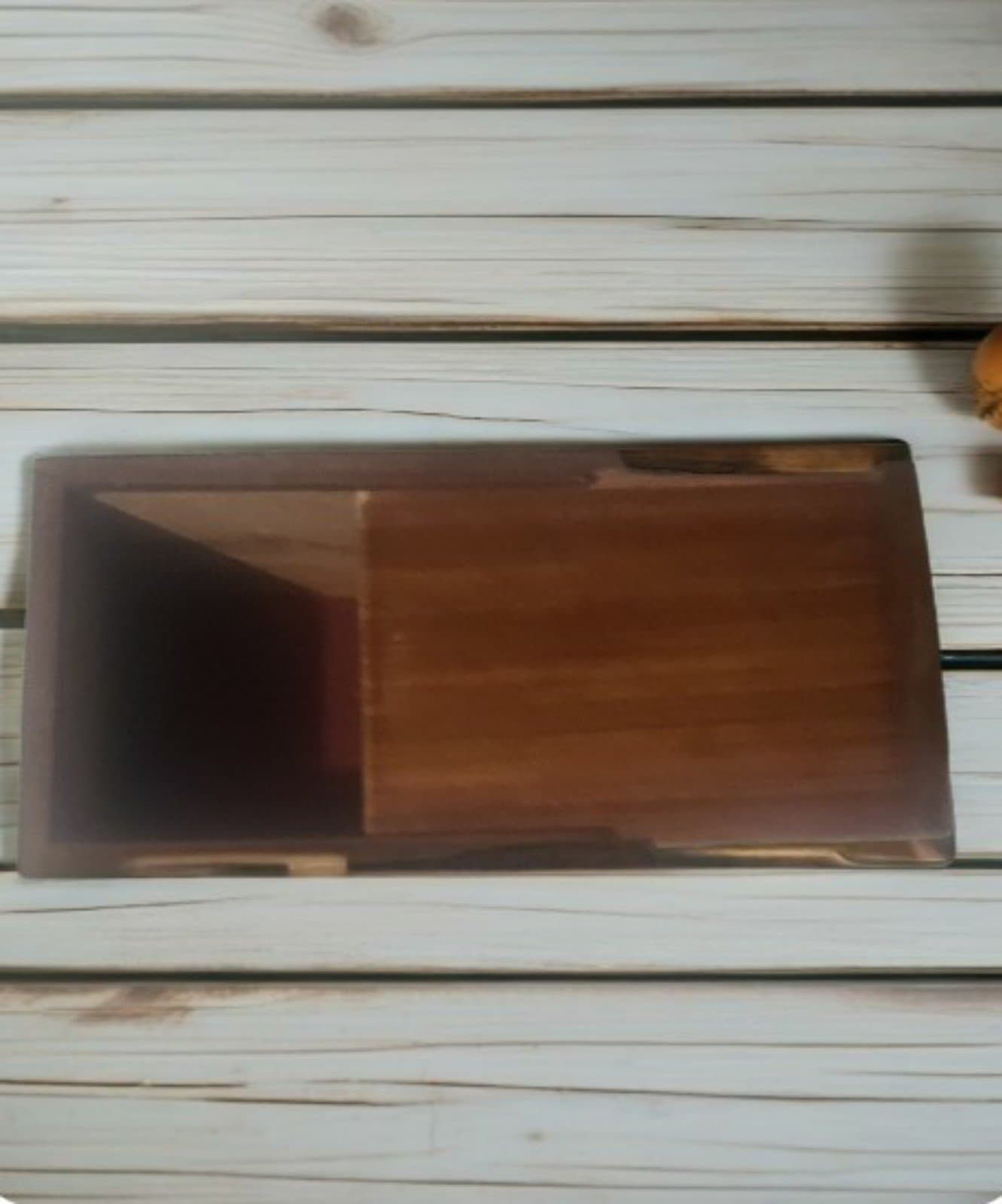 Vintage Intricate Hand Carved Wood Wooden Box Keepsake Trinket Box - Thumbnail 3