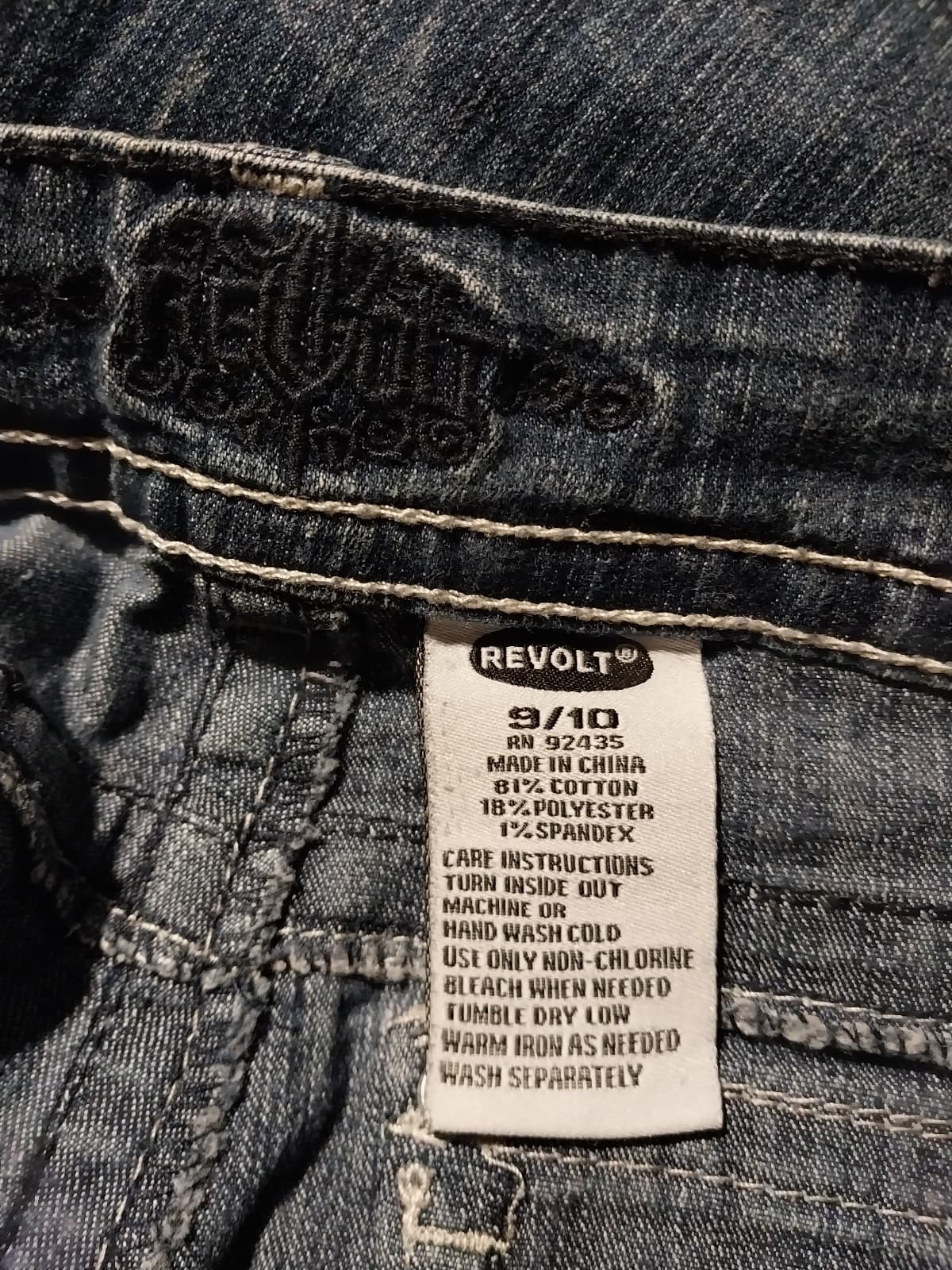 Revolt Women's Jeans. Size 9/10 - Thumbnail 4