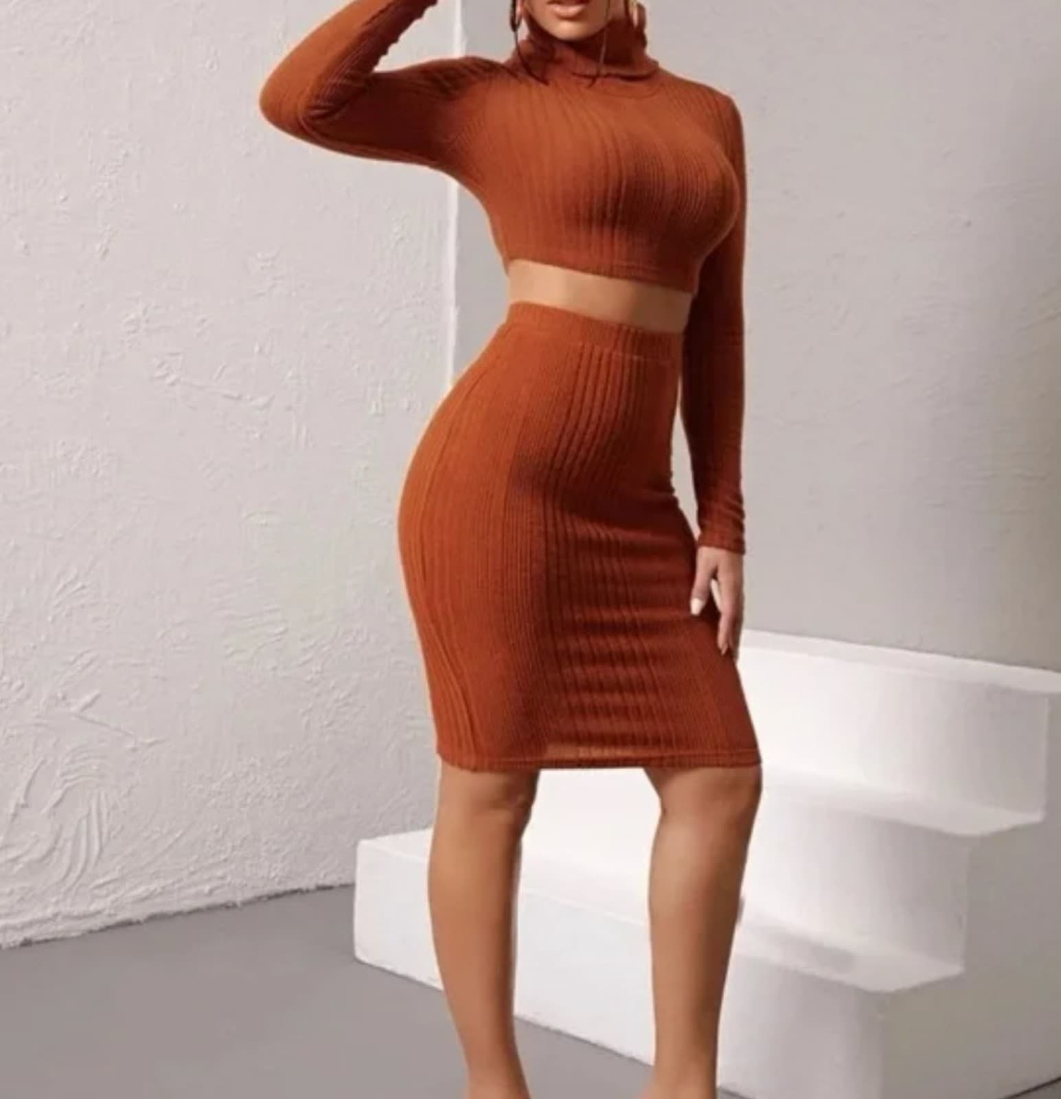 Shein Burnt orange matching set - Image 1