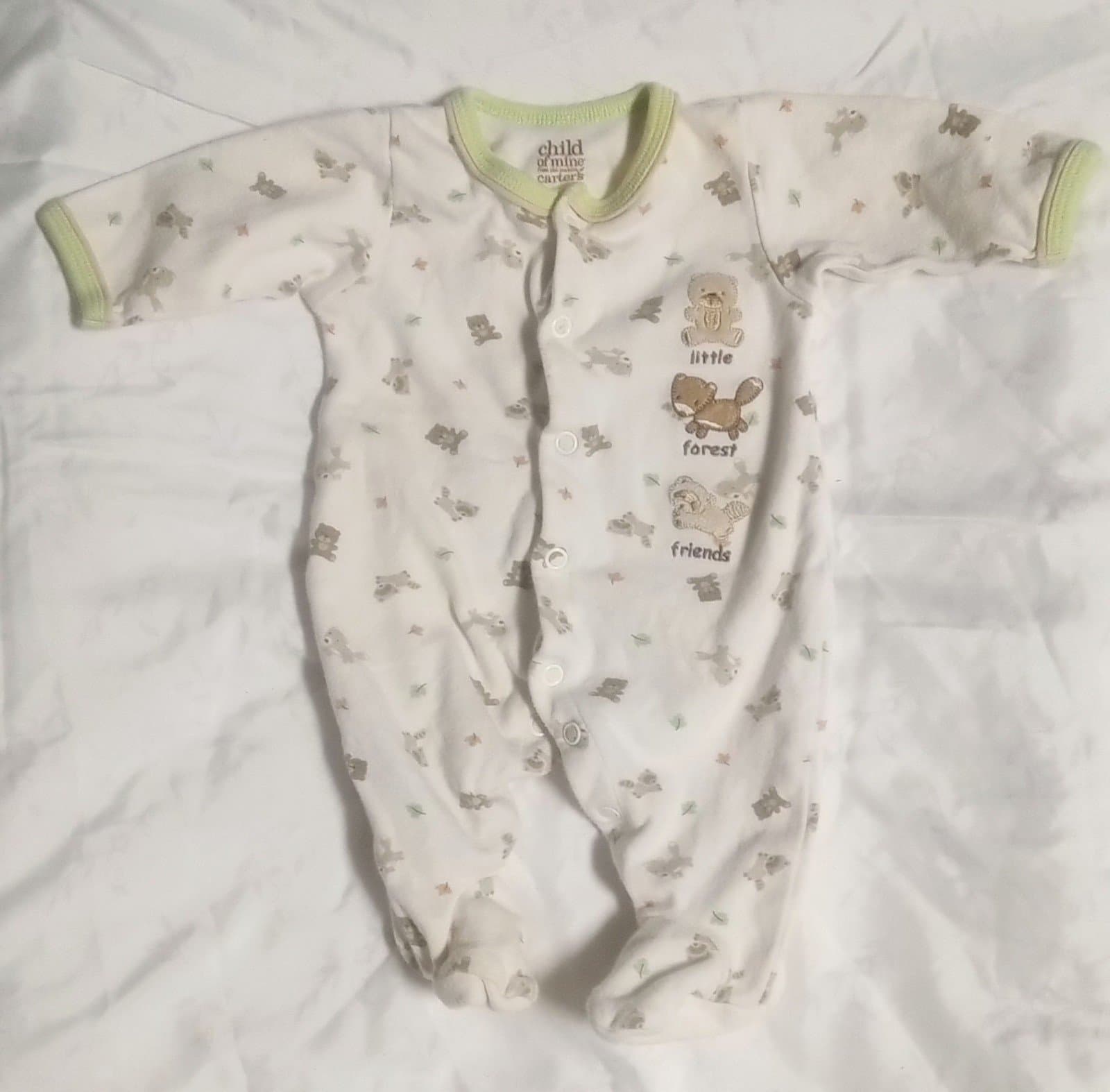 Child of mine by Carter's. Teddy bear design Newborn - Image 1