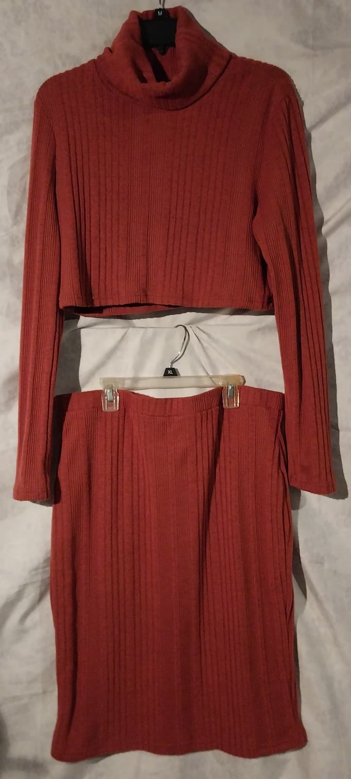 Shein Burnt orange matching set - Thumbnail 3