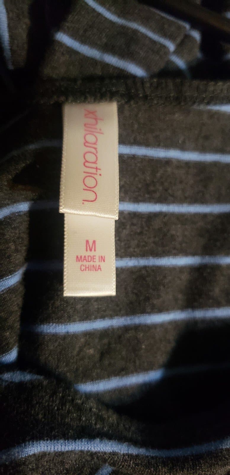 Xhilaration Women's Striped Blue Dress - Thumbnail 3