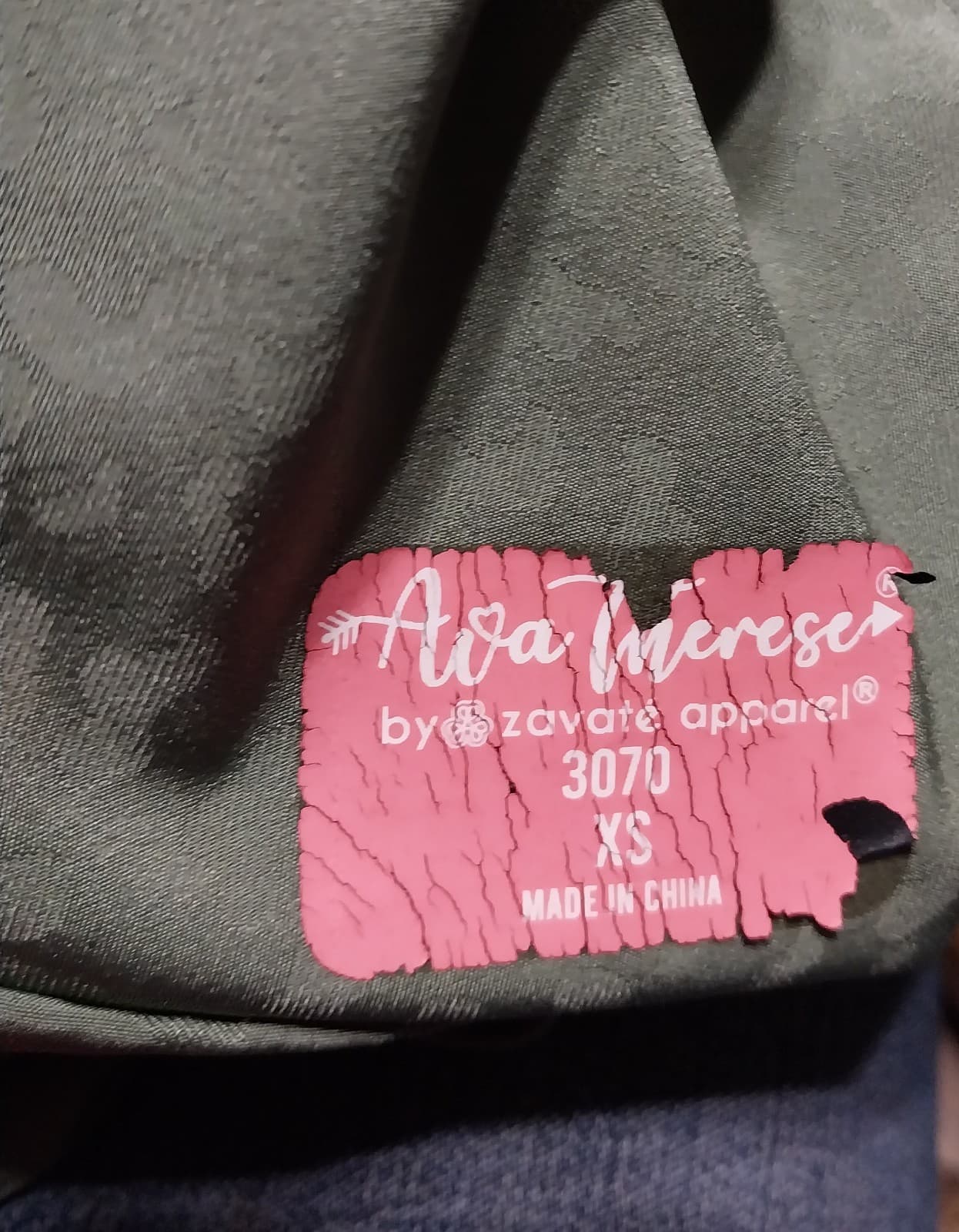 Ava Therese Green Cheetah Jacquard Sheba Women’s STRETCH Cargo Jogger - Thumbnail 4