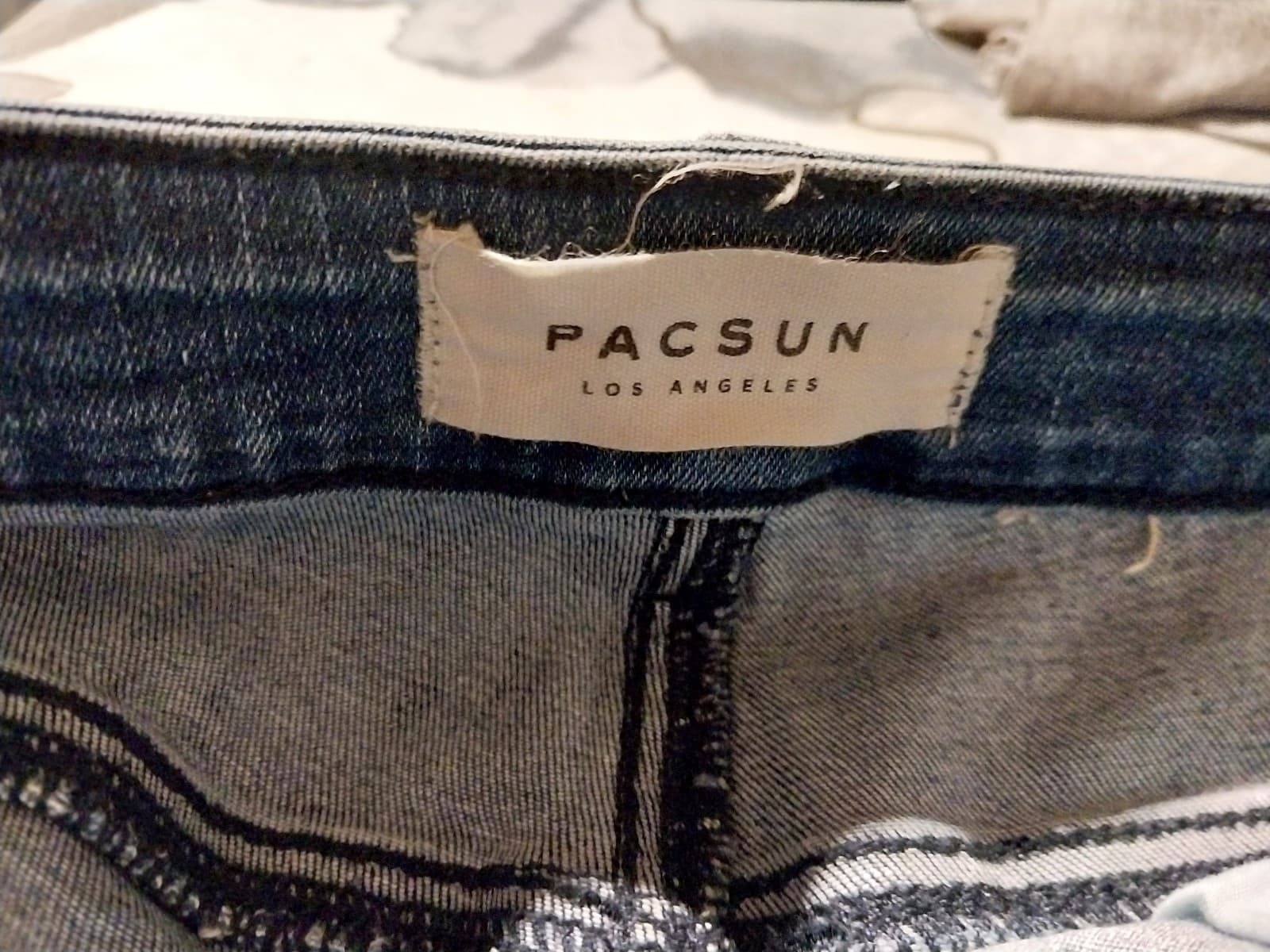 PACSUN Los Angeles High Rise Super Stretch Shortie Shorts. - Thumbnail 3