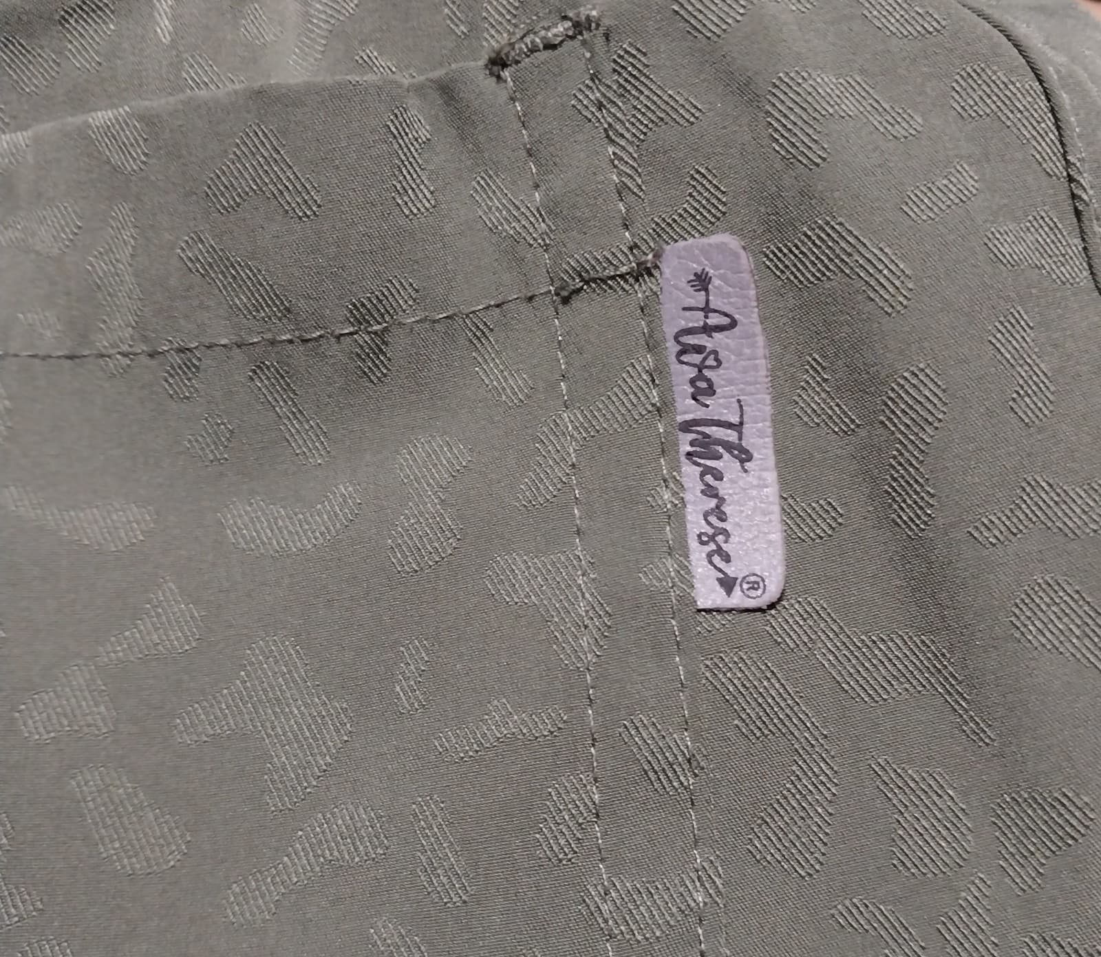 Ava Therese Green Cheetah Jacquard Sheba Women’s STRETCH Cargo Jogger - Thumbnail 3