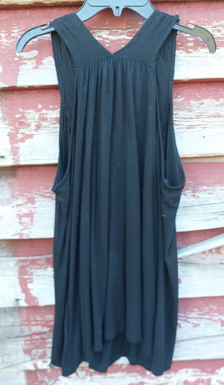 Charlotte Russe Black Tank Top With Sequins And Fringe - Thumbnail 3