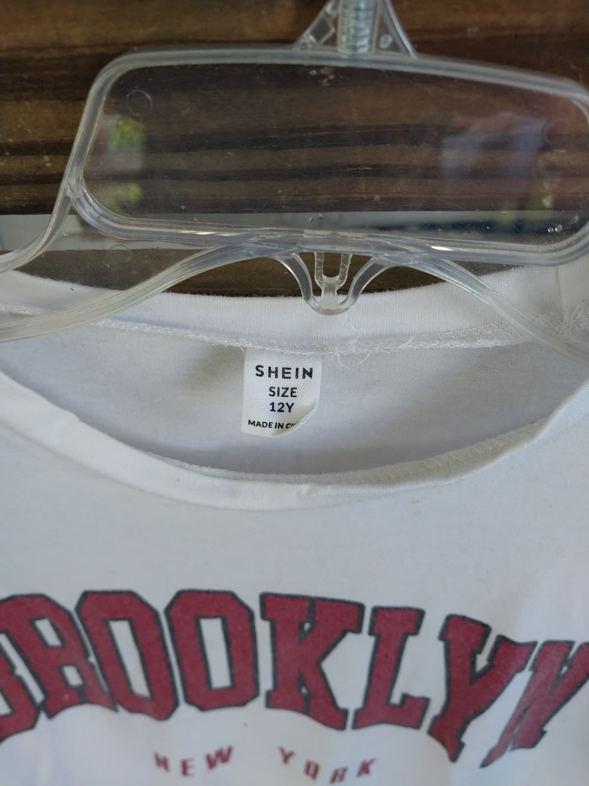 Shein. "Brooklyn, New York" T-Shirt. Size 12Y - Thumbnail 2