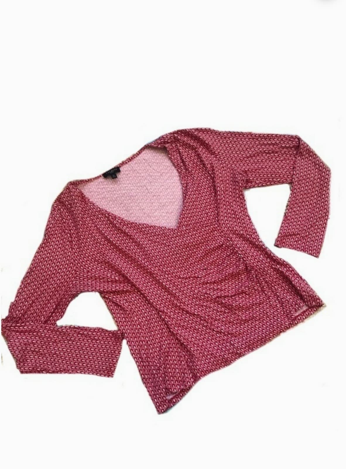 Talbots Petite V Neck Long Sleeve. Shirt Size Large Petite - Image 1