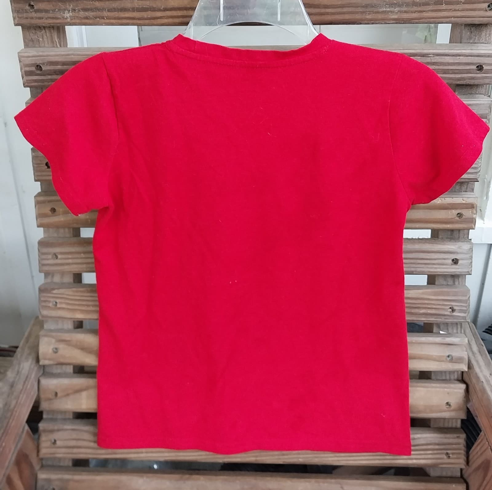 Disney Girls Red Minnie Mouse Shirt - Thumbnail 3