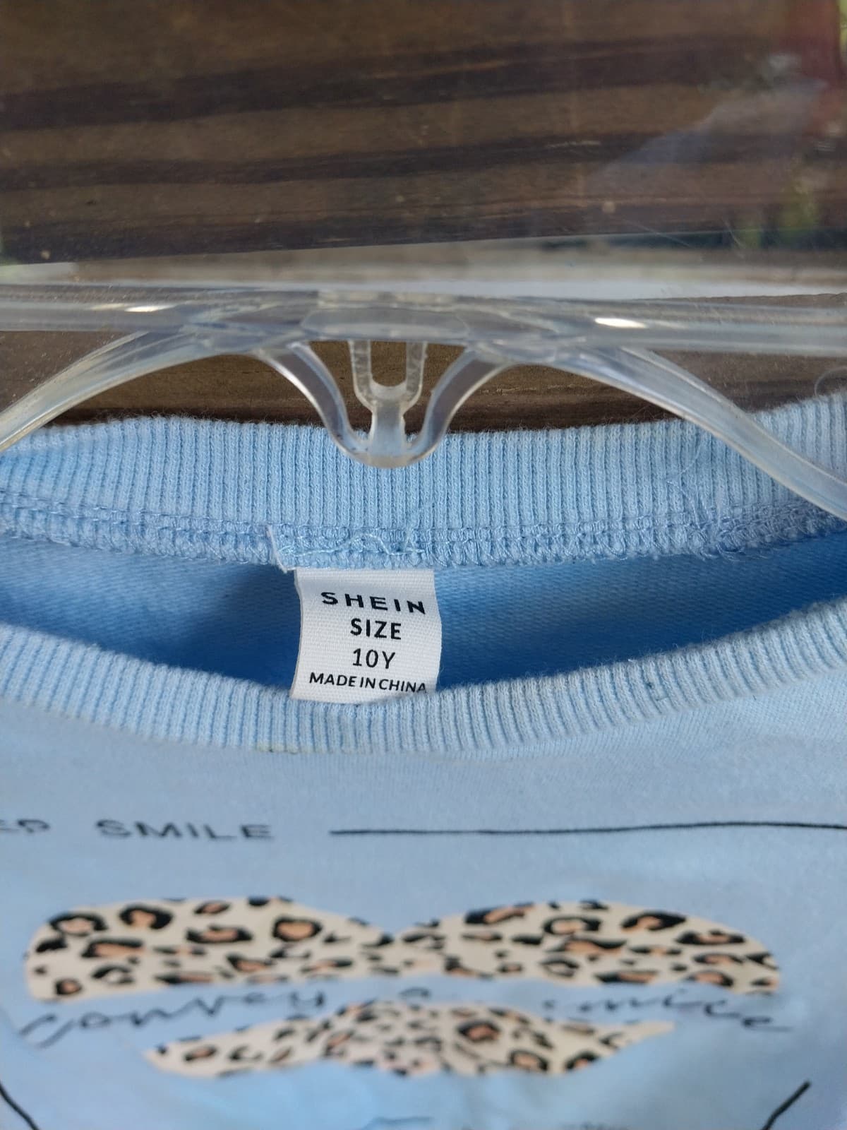 Shein Girls Graphic Sweatshirt. Size 10Y - Thumbnail 2