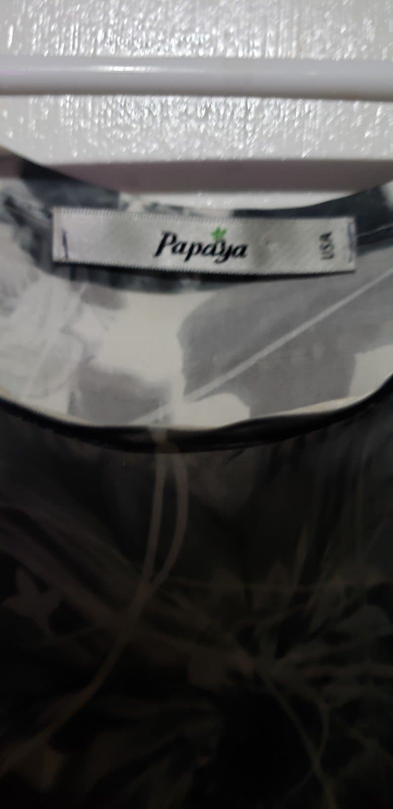 Papaya Juniors Size Small Blue Ivory Floral Sleeveless - Thumbnail 2