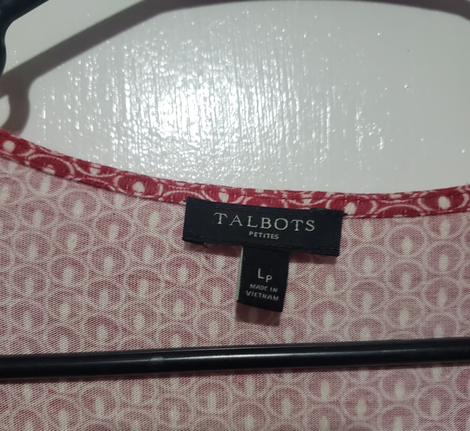 Talbots Petite V Neck Long Sleeve. Shirt Size Large Petite - Thumbnail 4