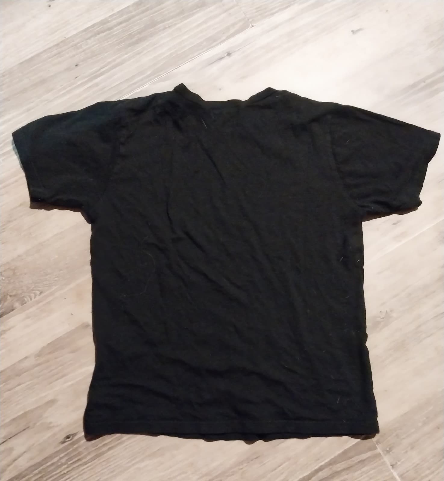 NovaKids. Black Shirt With Graphic "BLESSED" In Gold Lettering on the Shirt - Thumbnail 2