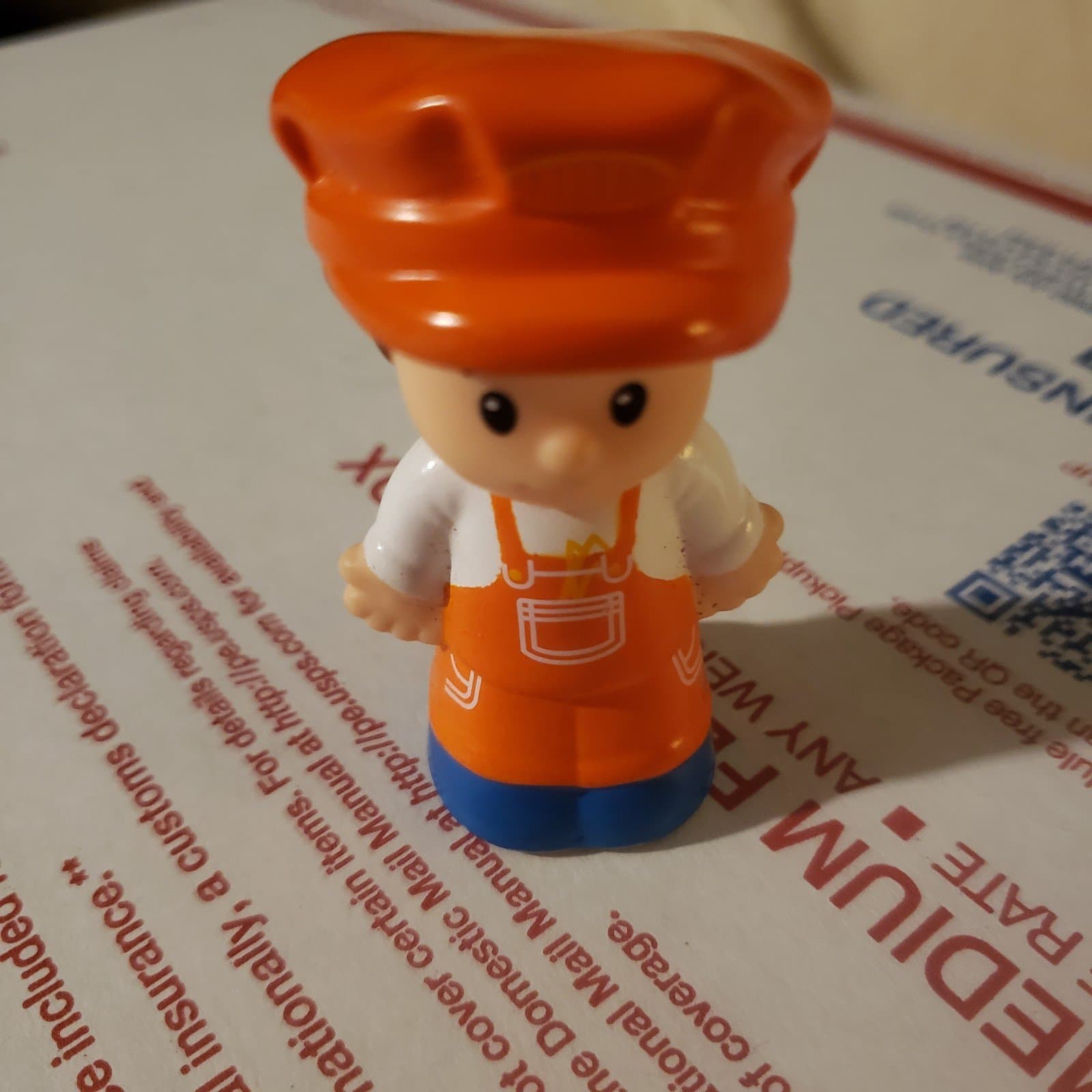 Fisher Price Little People REPLACEMENT CONDUCTOR for Choo Choo Zoo Train - Image 1