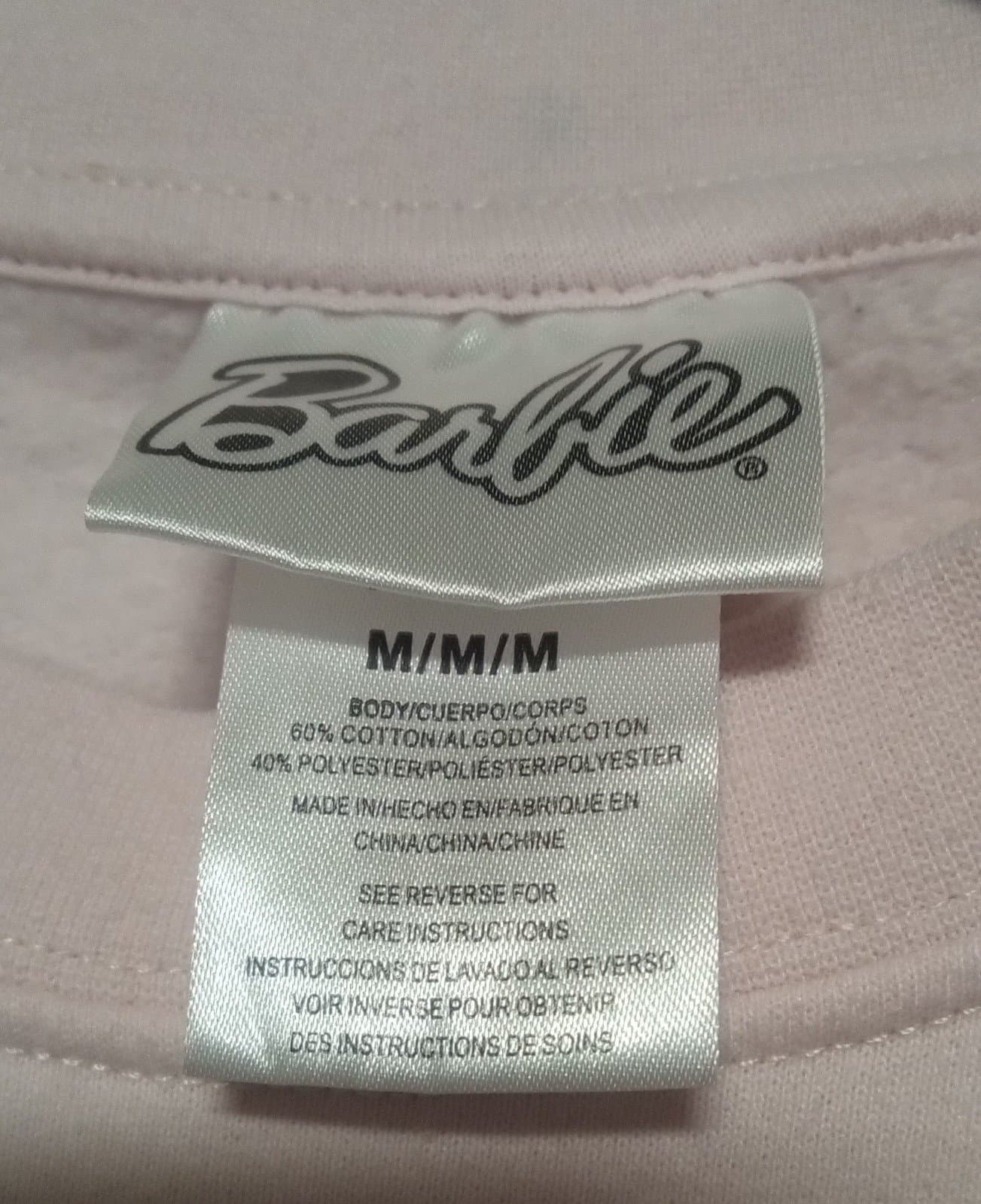 Barbie Pink Logo Women's Sweatshirt. Size Medium - Thumbnail 2