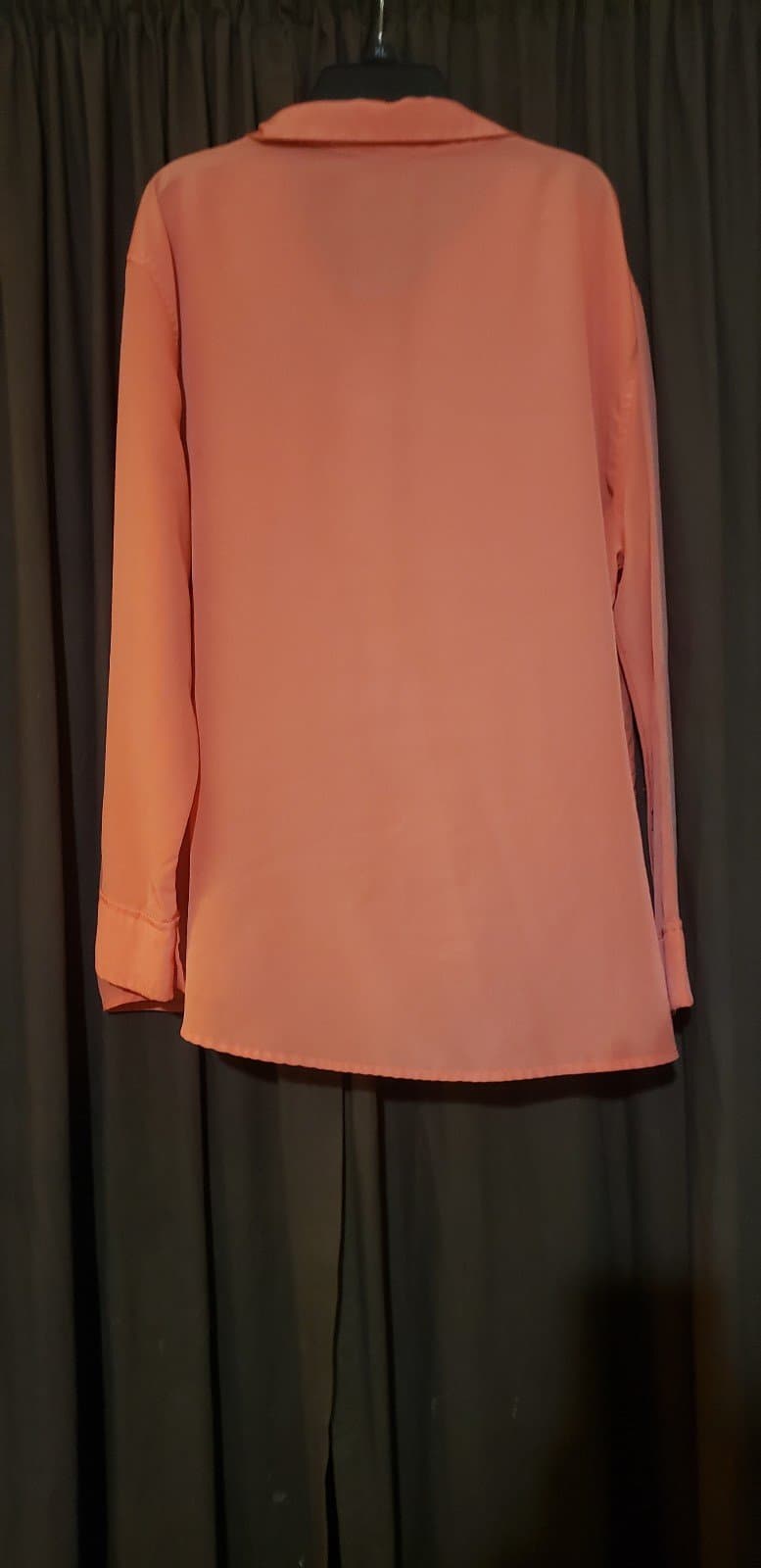MOSSIMO Peach Long-Sleeve Button-Up Top - Thumbnail 3