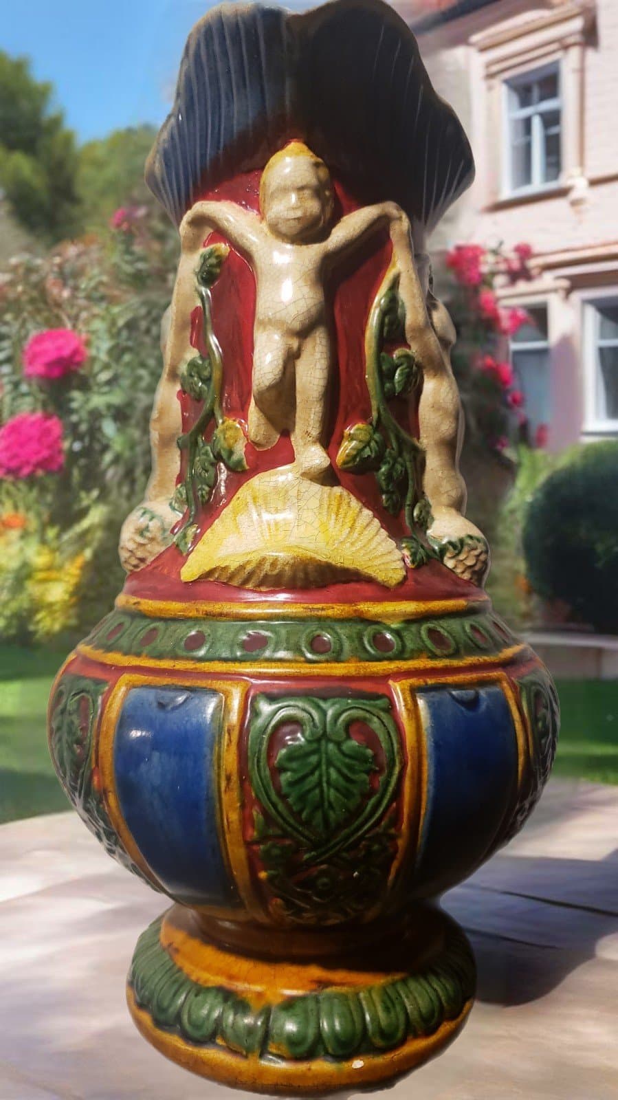 Decorated High Relief Jug - Thumbnail 4