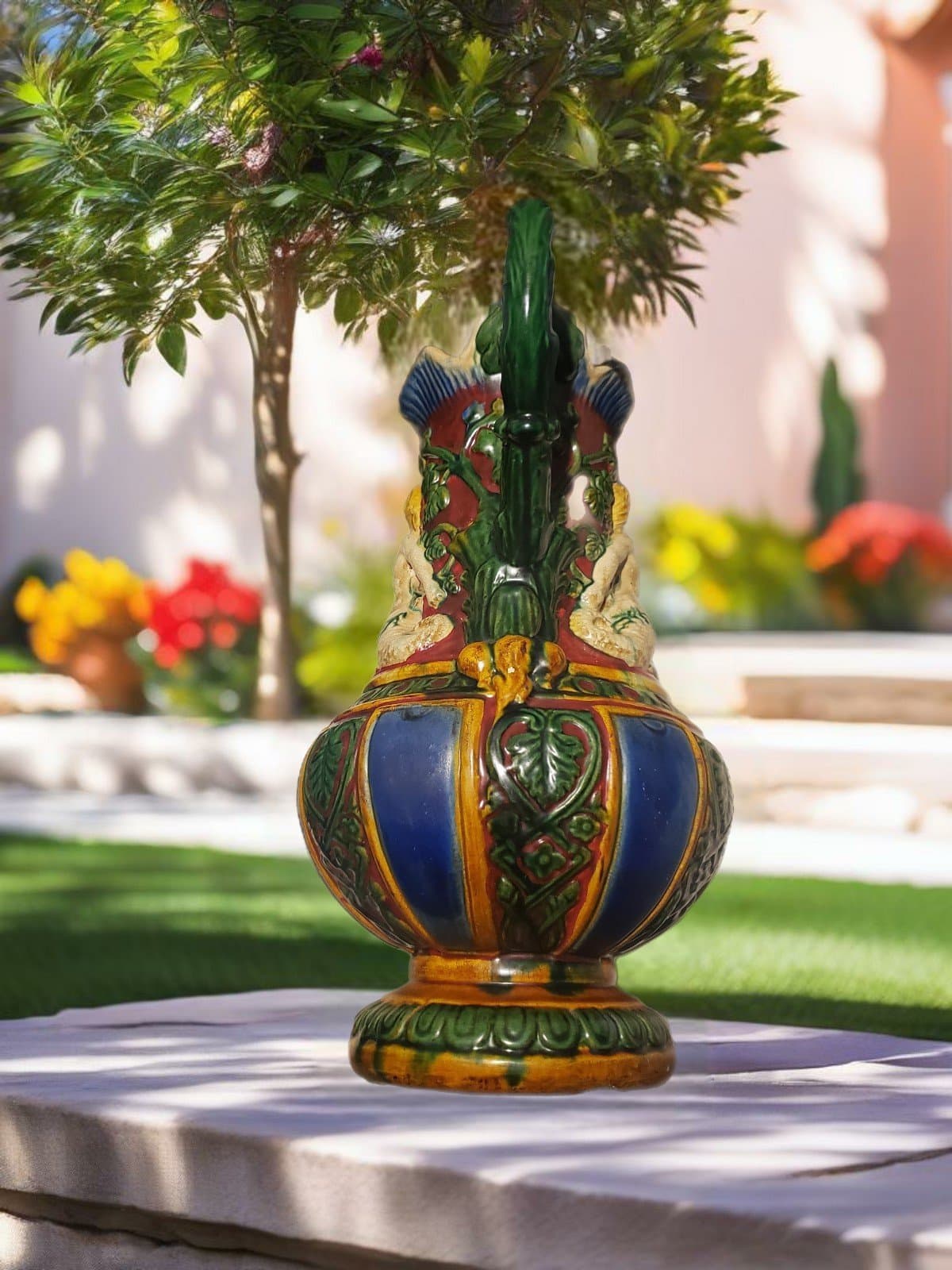 Decorated High Relief Jug - Thumbnail 2