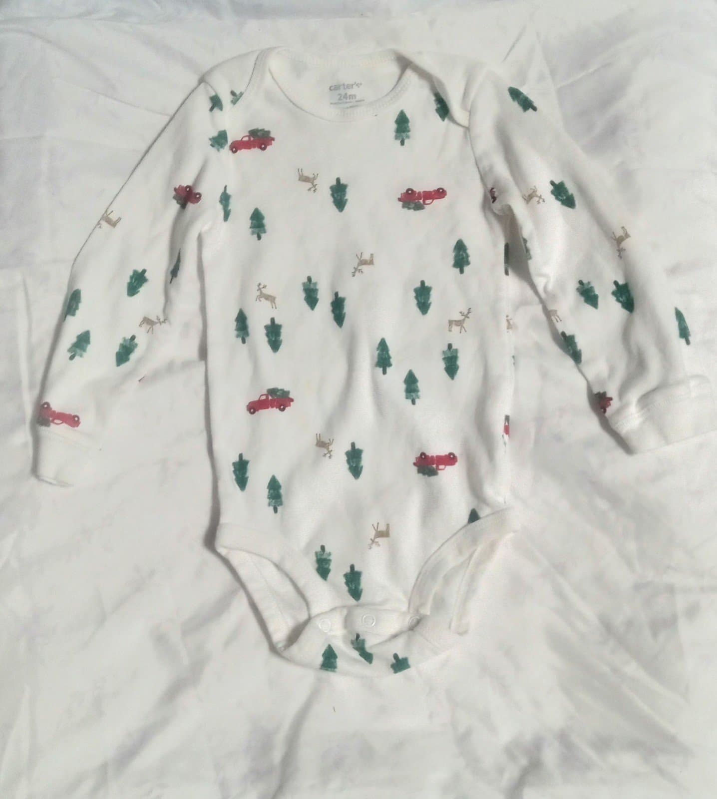 Carter's Christmas Onesie. 24 months - Image 1