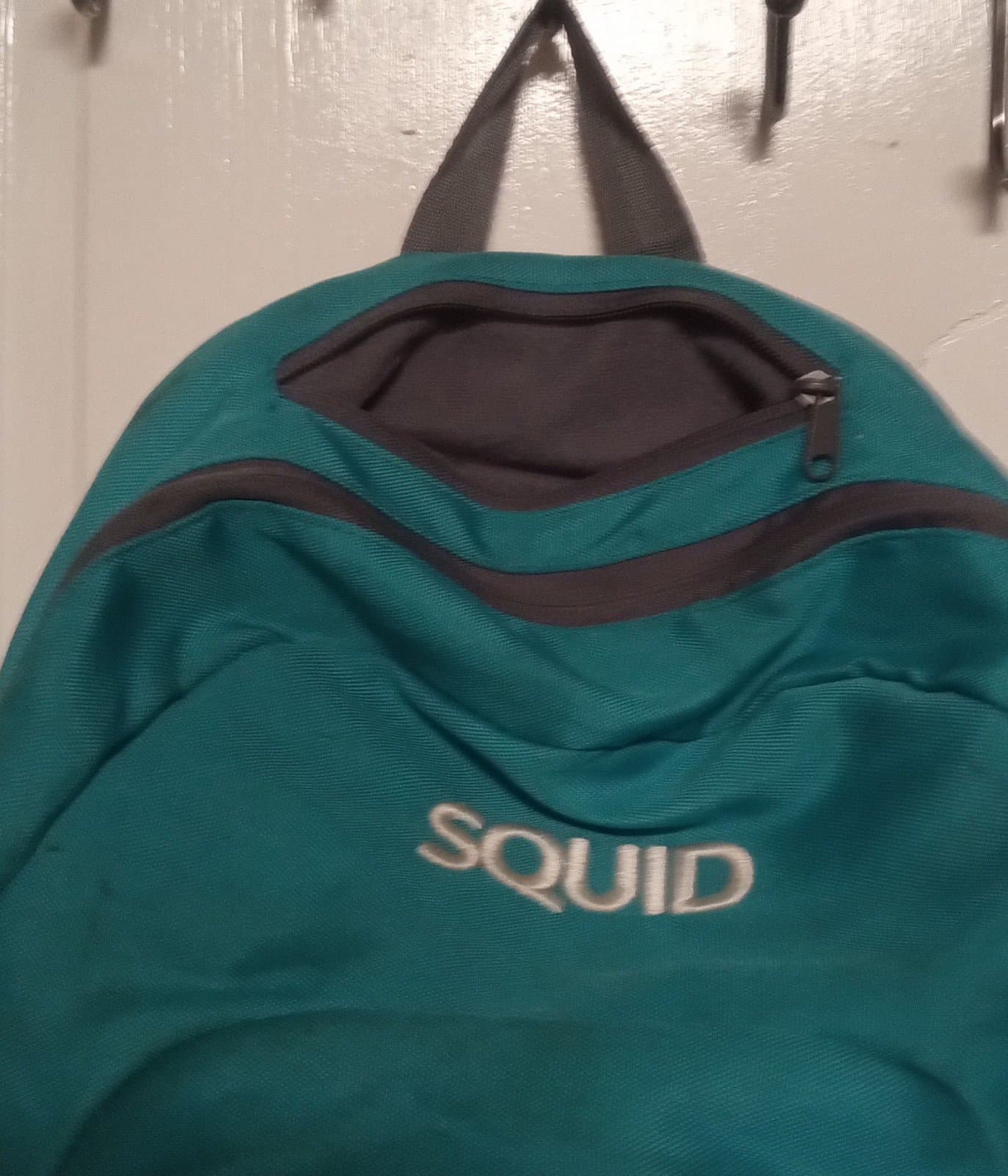 Squid Green Color Kids Backpack - Thumbnail 2
