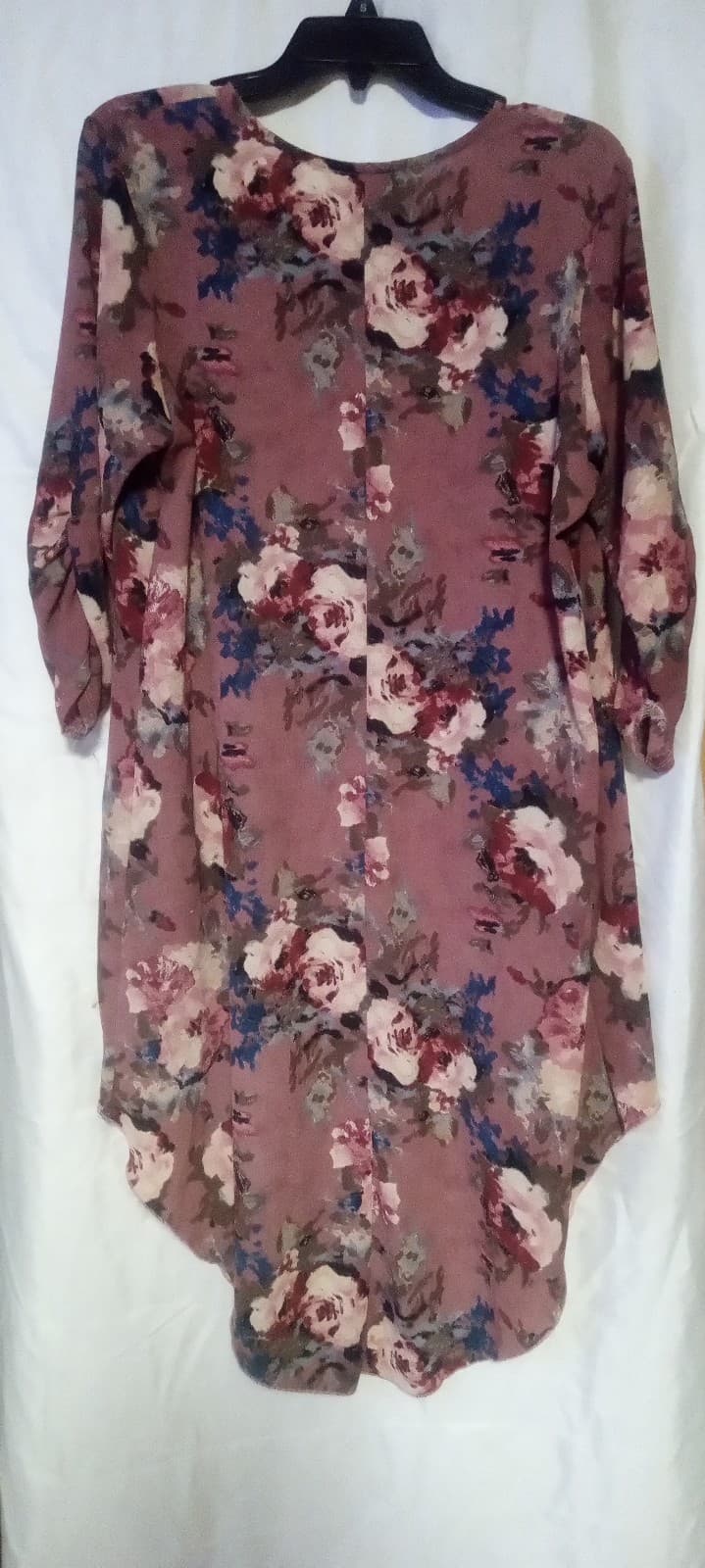 My Invasion Hi-Lo Design Floral Duster - Thumbnail 4