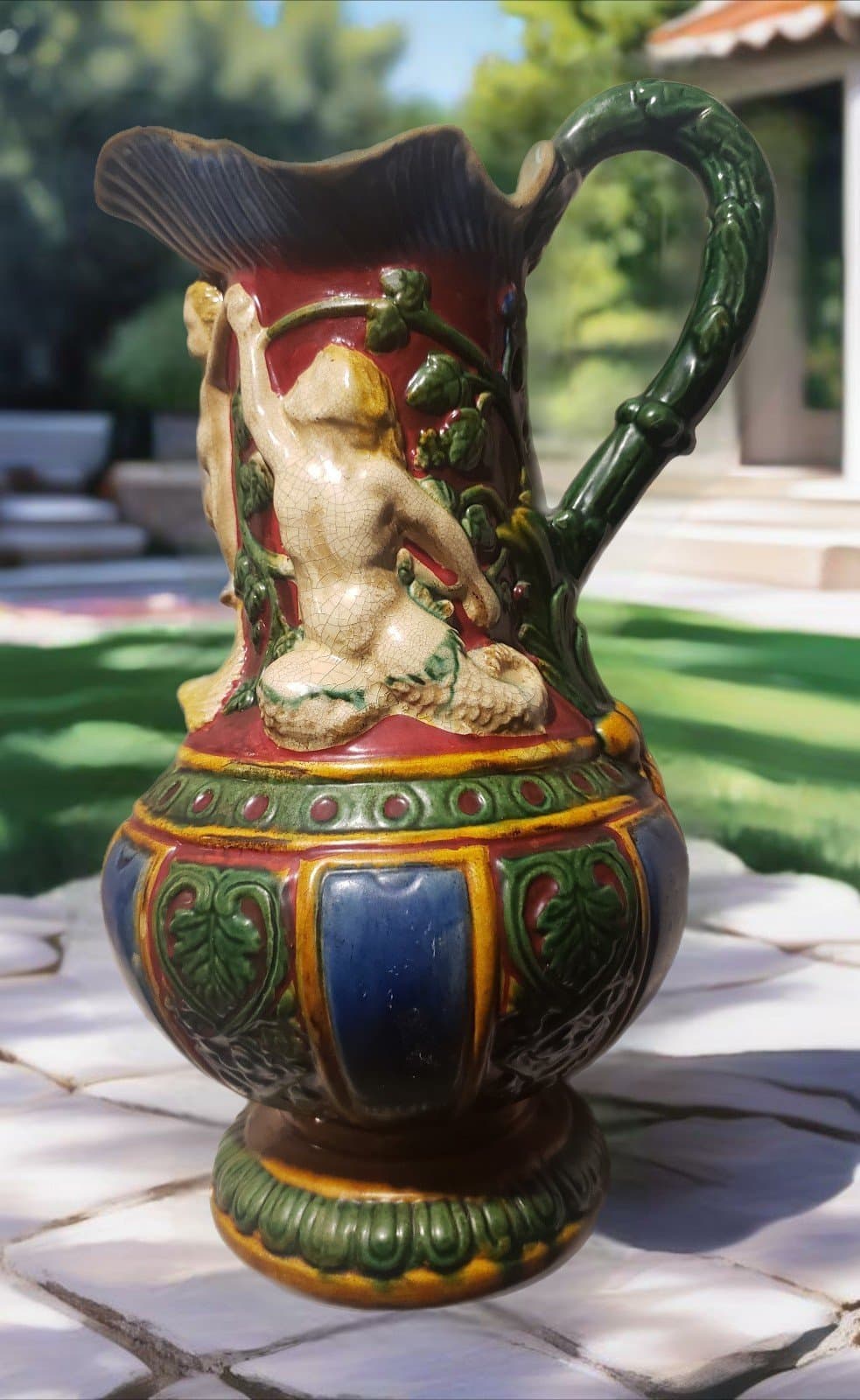 Decorated High Relief Jug - Thumbnail 3