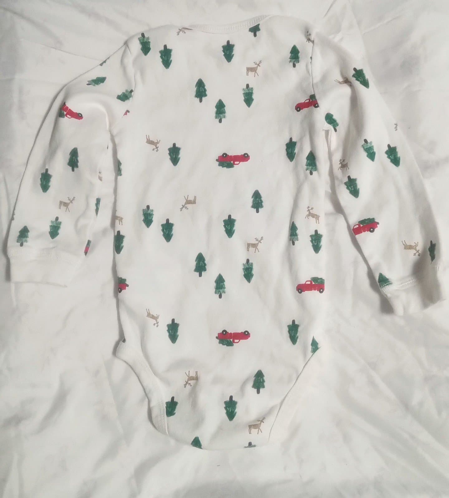 Carter's Christmas Onesie. 24 months - Thumbnail 3
