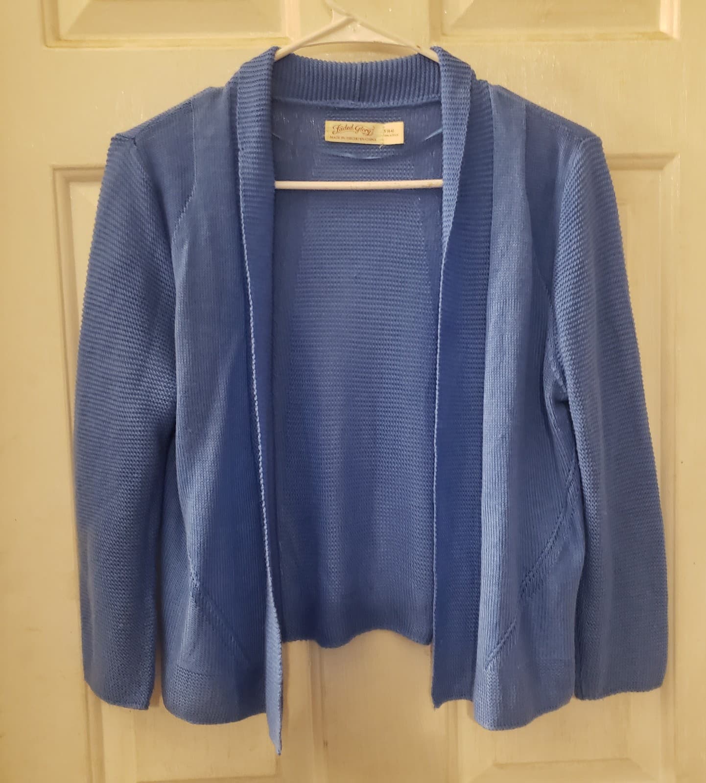 Blue Cardigan Sweater-Faded Glory-Ladies - Image 1