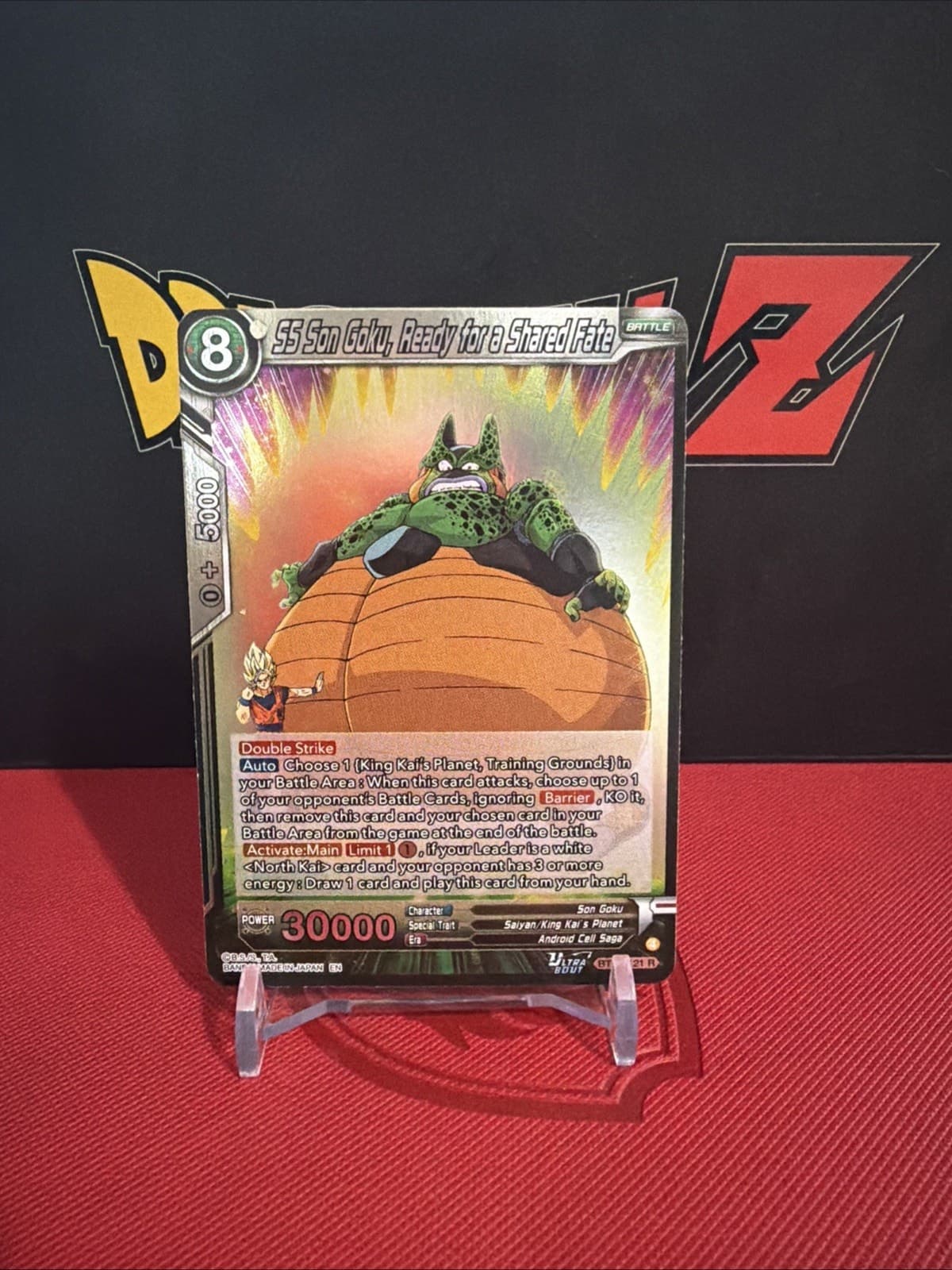 SS Son Goku, Ready for a Shared Fate BT30-121 Rare DBS Three Glorious Fighters - Image 1