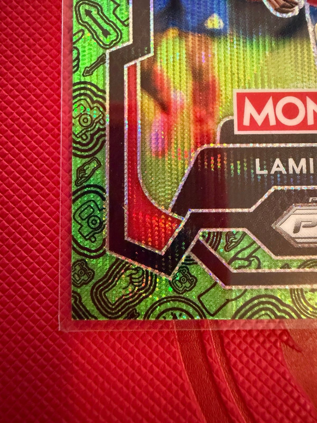 Lamine Yamal 2026 Panini Prizm Monopoly FIFA World Cup #41 Green Wave - Thumbnail 2