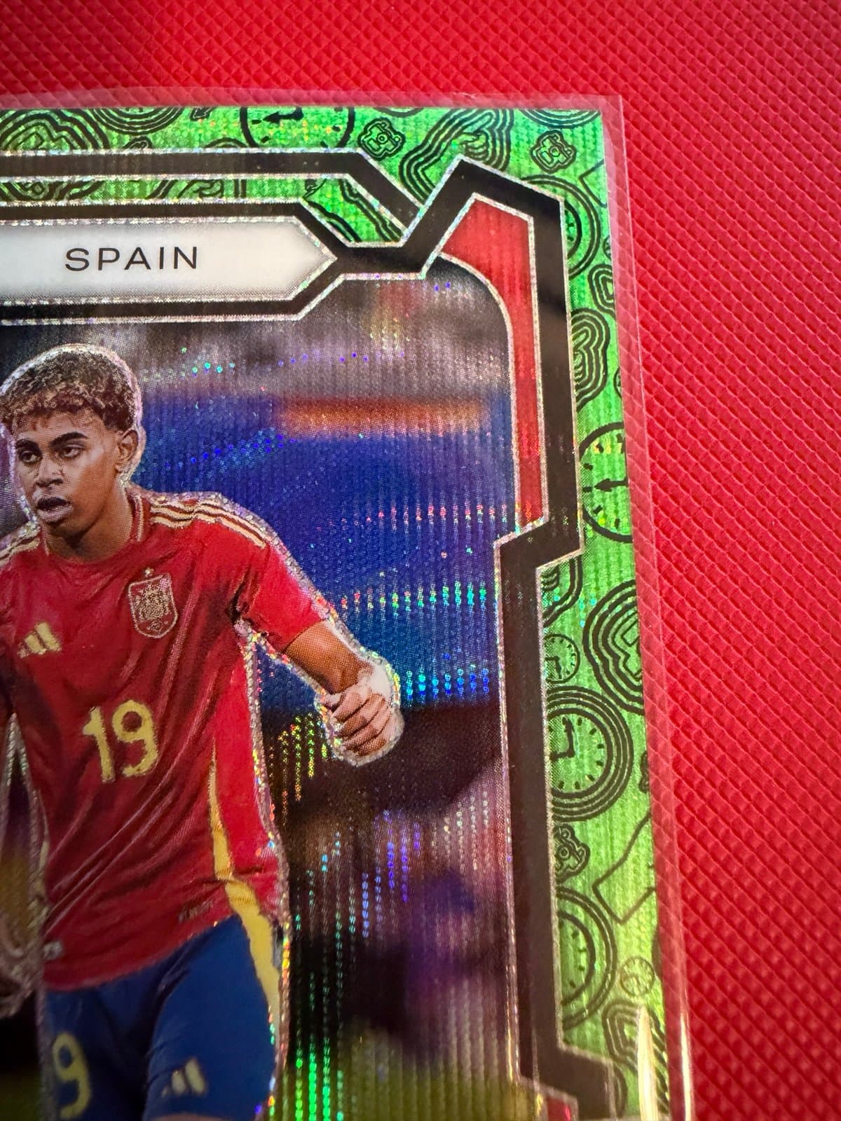 Lamine Yamal 2026 Panini Prizm Monopoly FIFA World Cup #41 Green Wave - Thumbnail 5