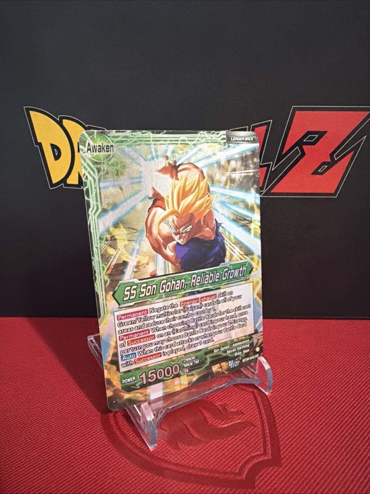 SS Son Gohan, Reliable Growth Leader DBS Masters BT30-043 UC - Thumbnail 3