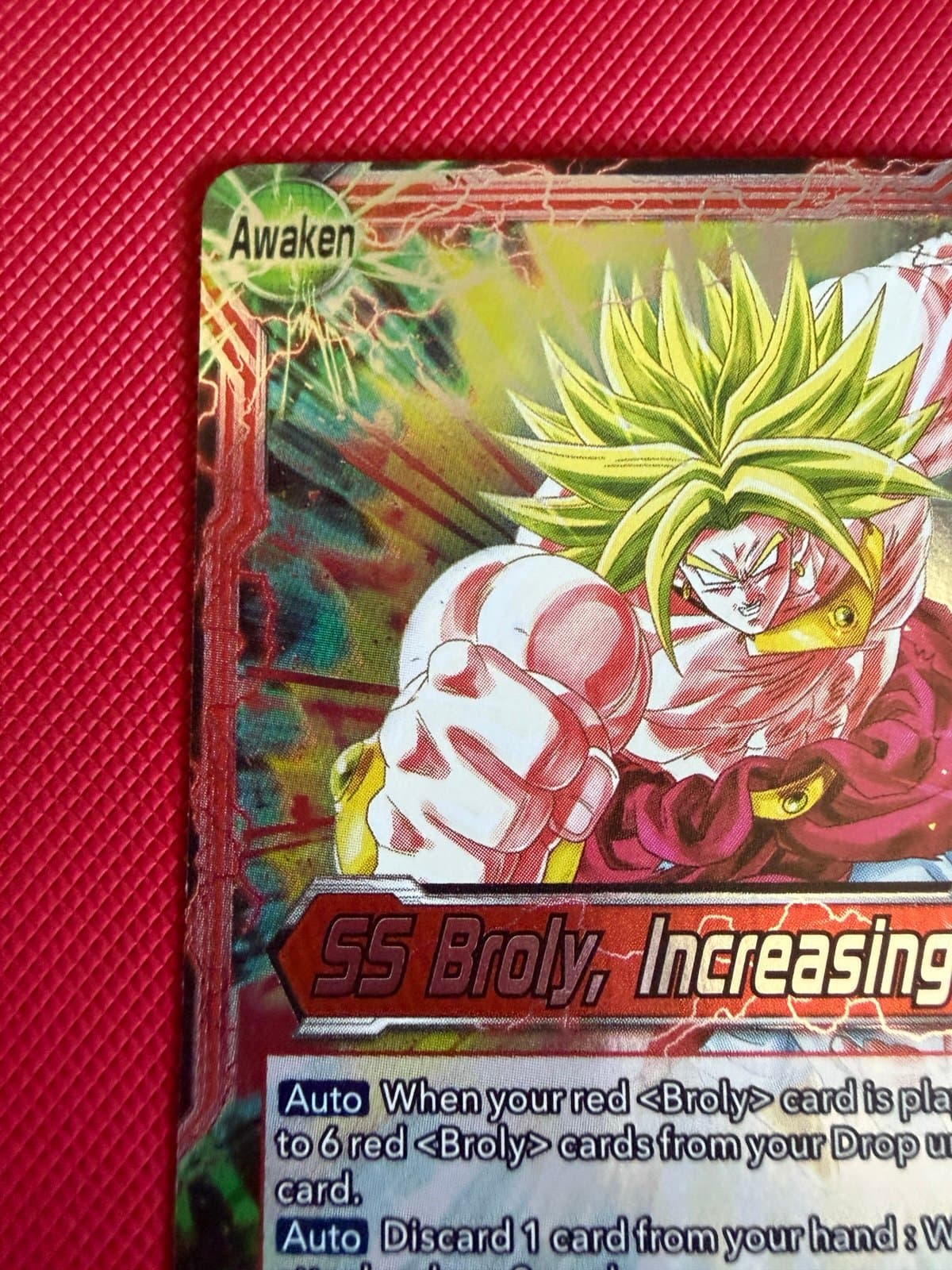 Dragon Ball Fearsome Rivals - SS Broly, Increasing Power - BT29-002 - FOIL - Thumbnail 4