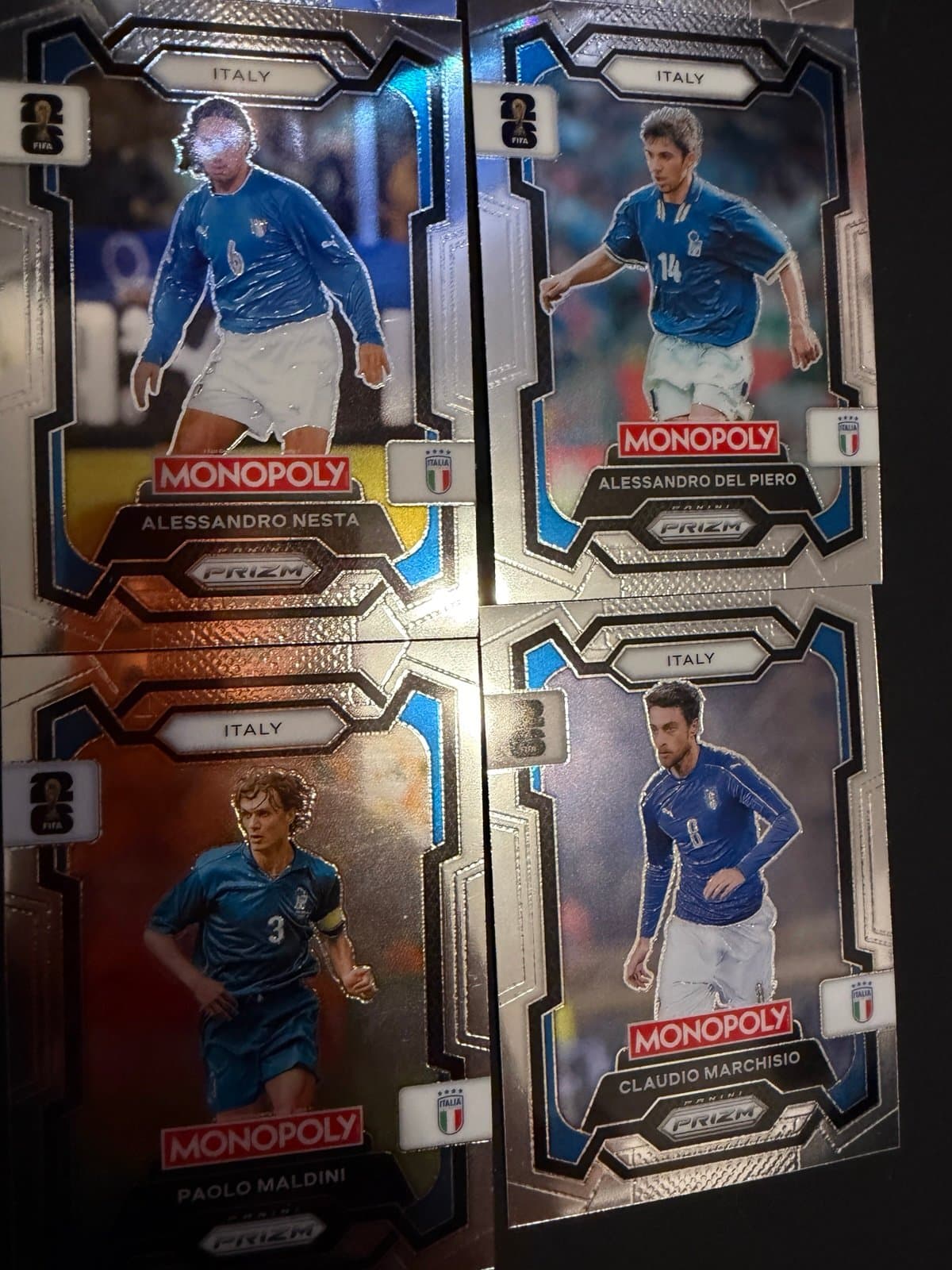 2026 Fifa World cup panini Prizm monopoly Italy LOT - Thumbnail 2