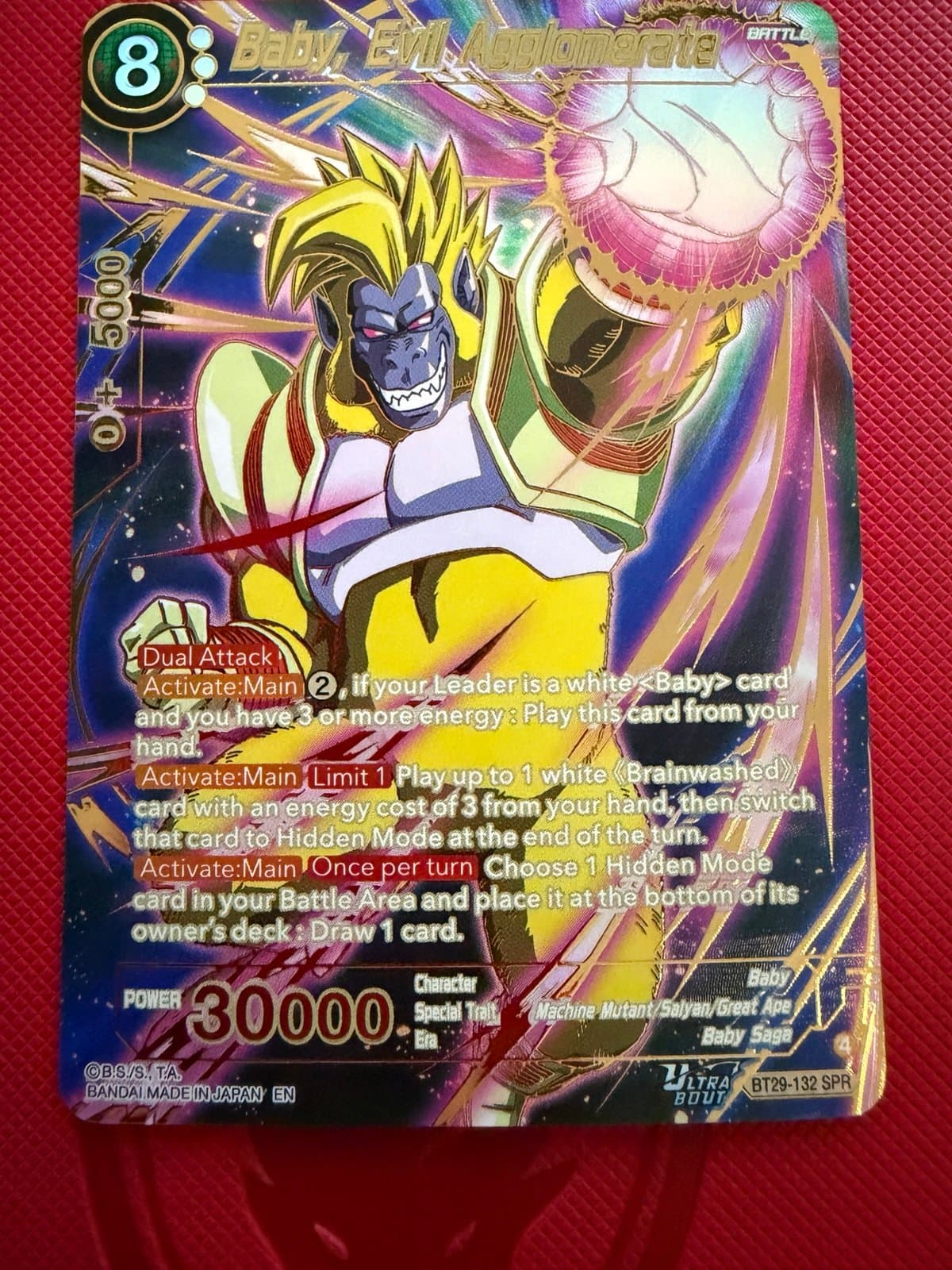 DBS Fearsome Rivals - Baby, Evil Agglomerate BT29-132 SPR Foil - Thumbnail 2