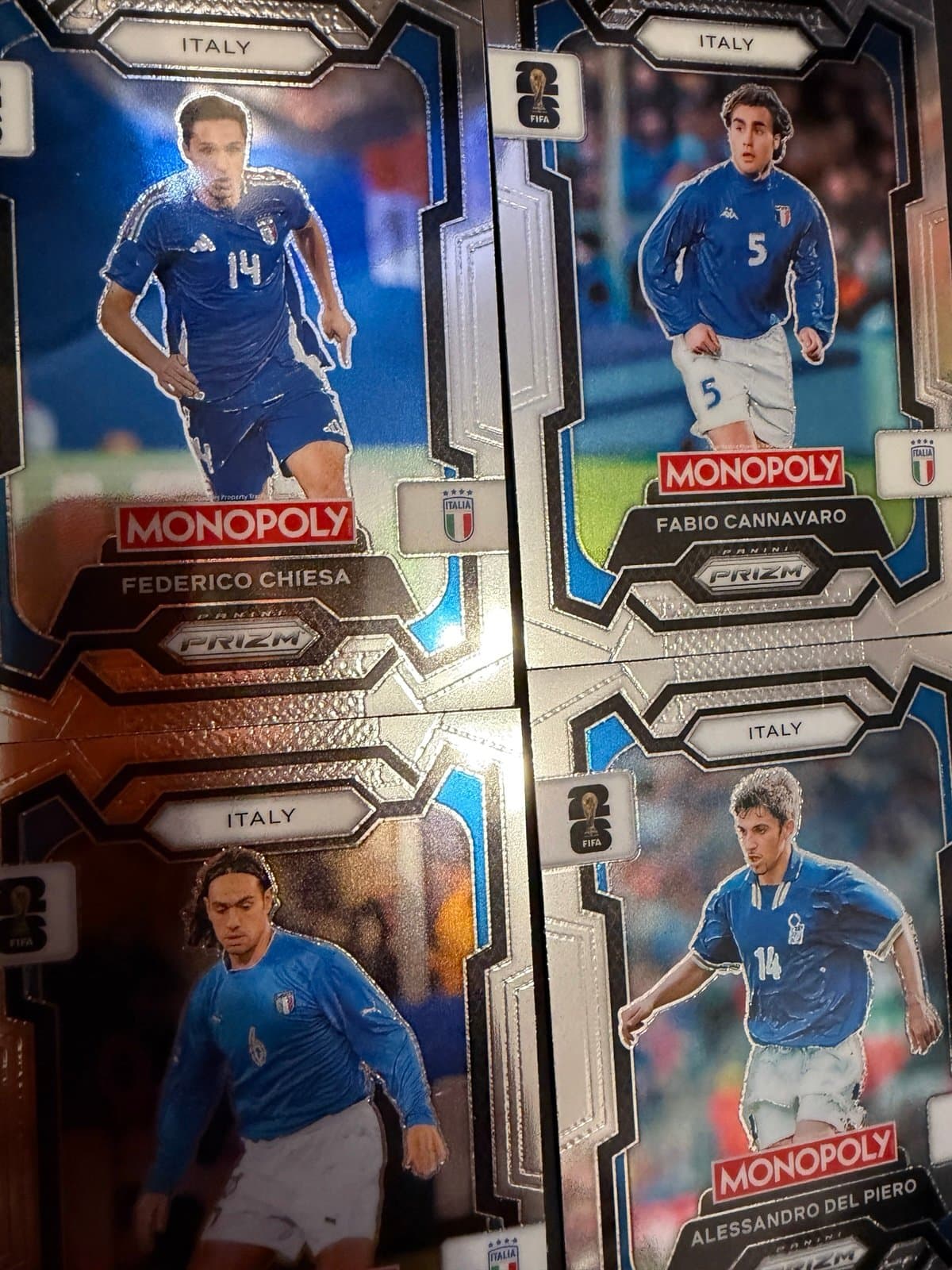 2026 Fifa World cup panini Prizm monopoly Italy LOT - Thumbnail 3