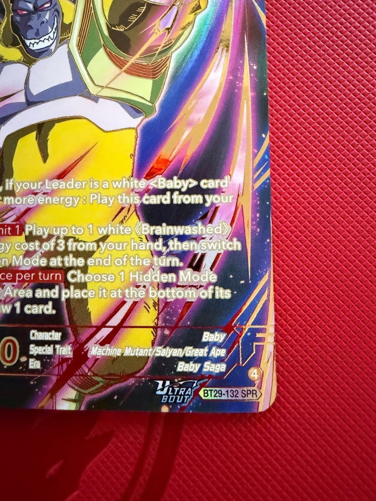 DBS Fearsome Rivals - Baby, Evil Agglomerate BT29-132 SPR Foil - Thumbnail 3