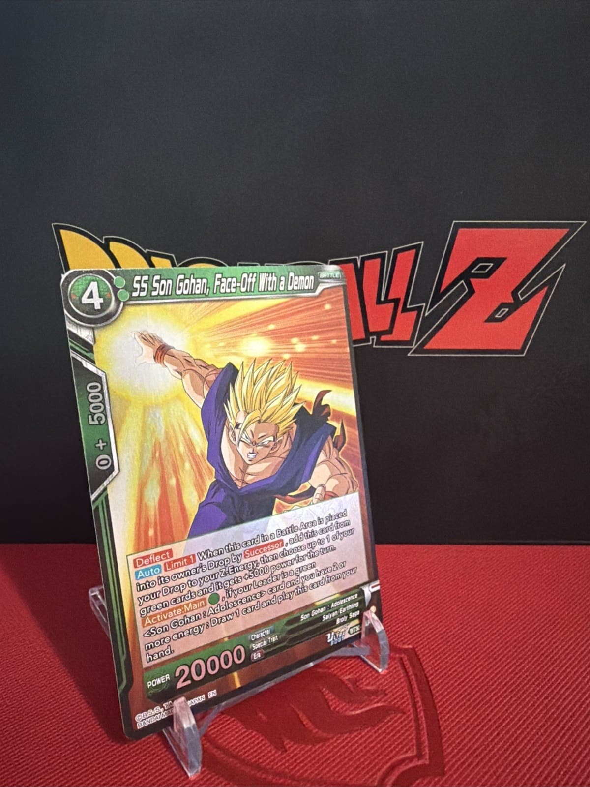 SS Son Gohan, Face-Off with a Demon BT30-047 Foil DBS Three Glorious Fighters - Thumbnail 2