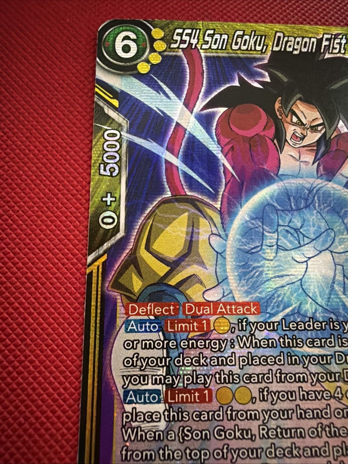 SS4 Son Goku, Dragon Fist Strategy EX23-31 EX Dragon Ball Card Game - Thumbnail 4