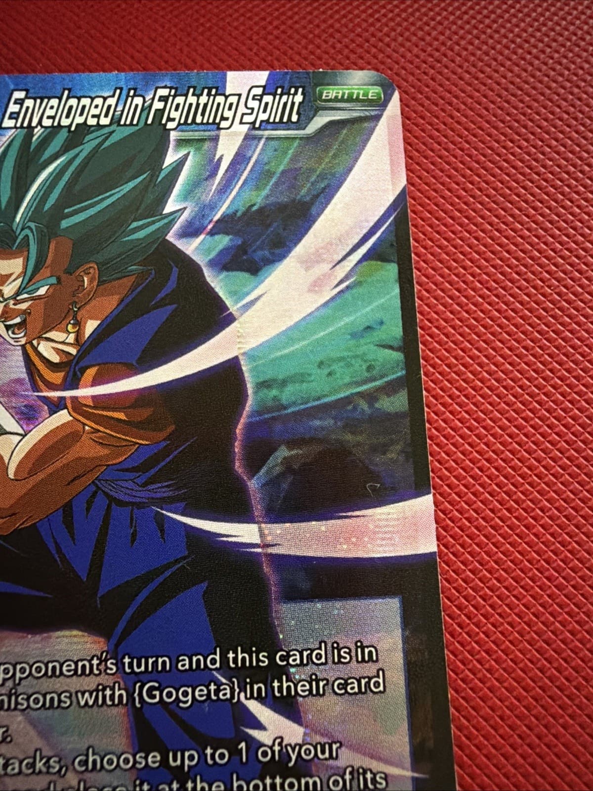SSB Vegito, Enveloped in Fighting Spirit EX23-16 EX Foil - Thumbnail 5