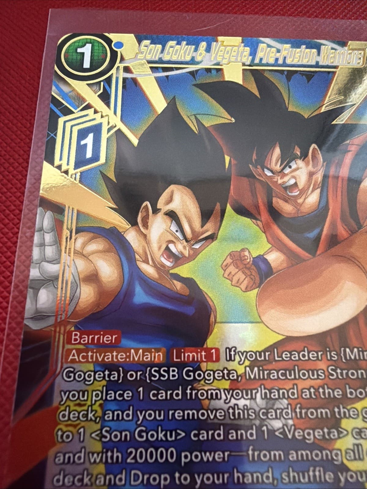 Son Goku & Vegeta, Pre-Fusion Warriors EX23-11 EX Dragon Ball Card Game - Thumbnail 5