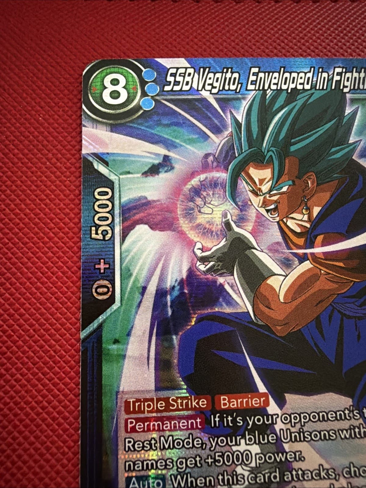 SSB Vegito, Enveloped in Fighting Spirit EX23-16 EX Foil - Thumbnail 4