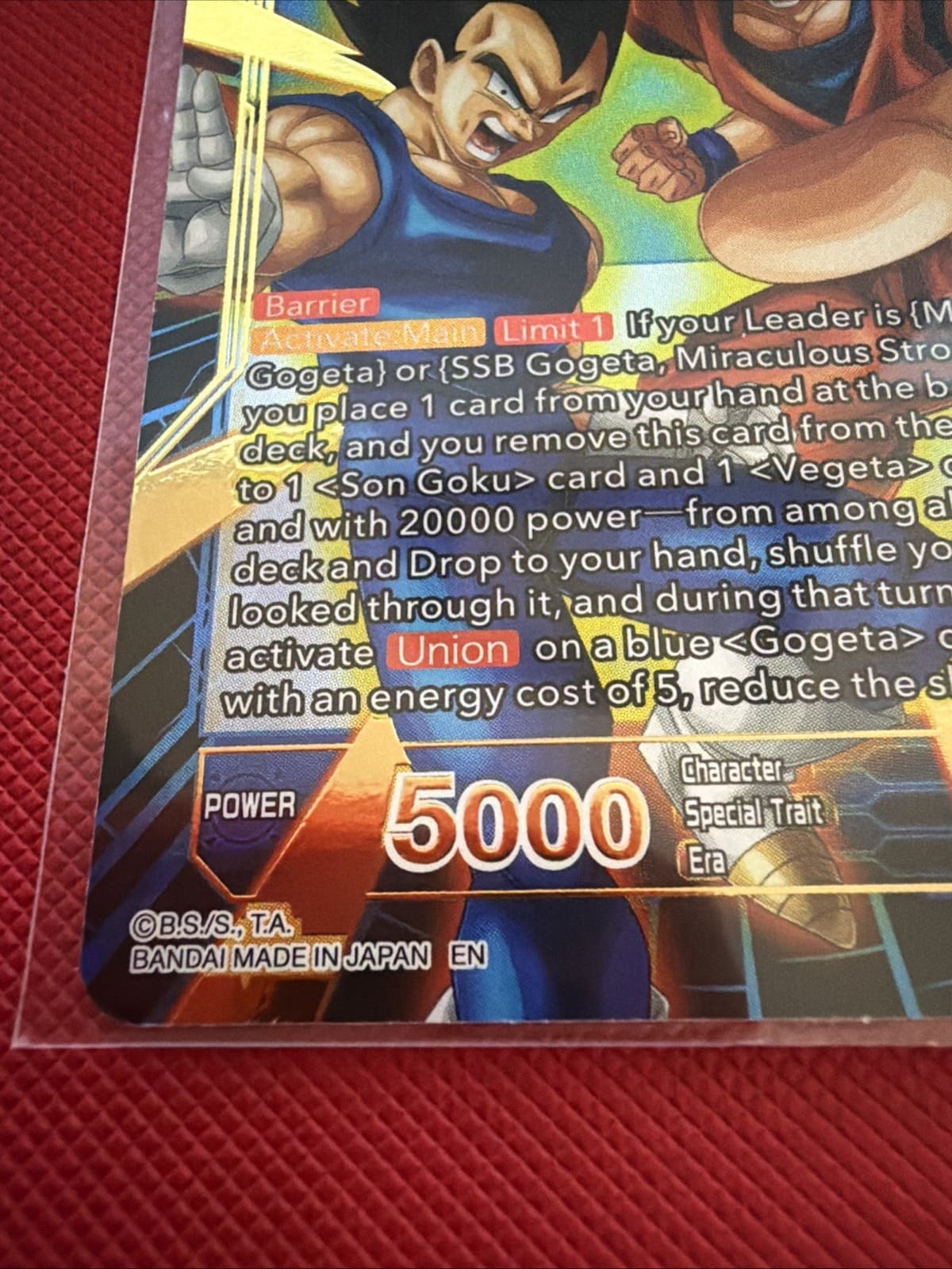 Son Goku & Vegeta, Pre-Fusion Warriors EX23-11 EX Dragon Ball Card Game - Thumbnail 2