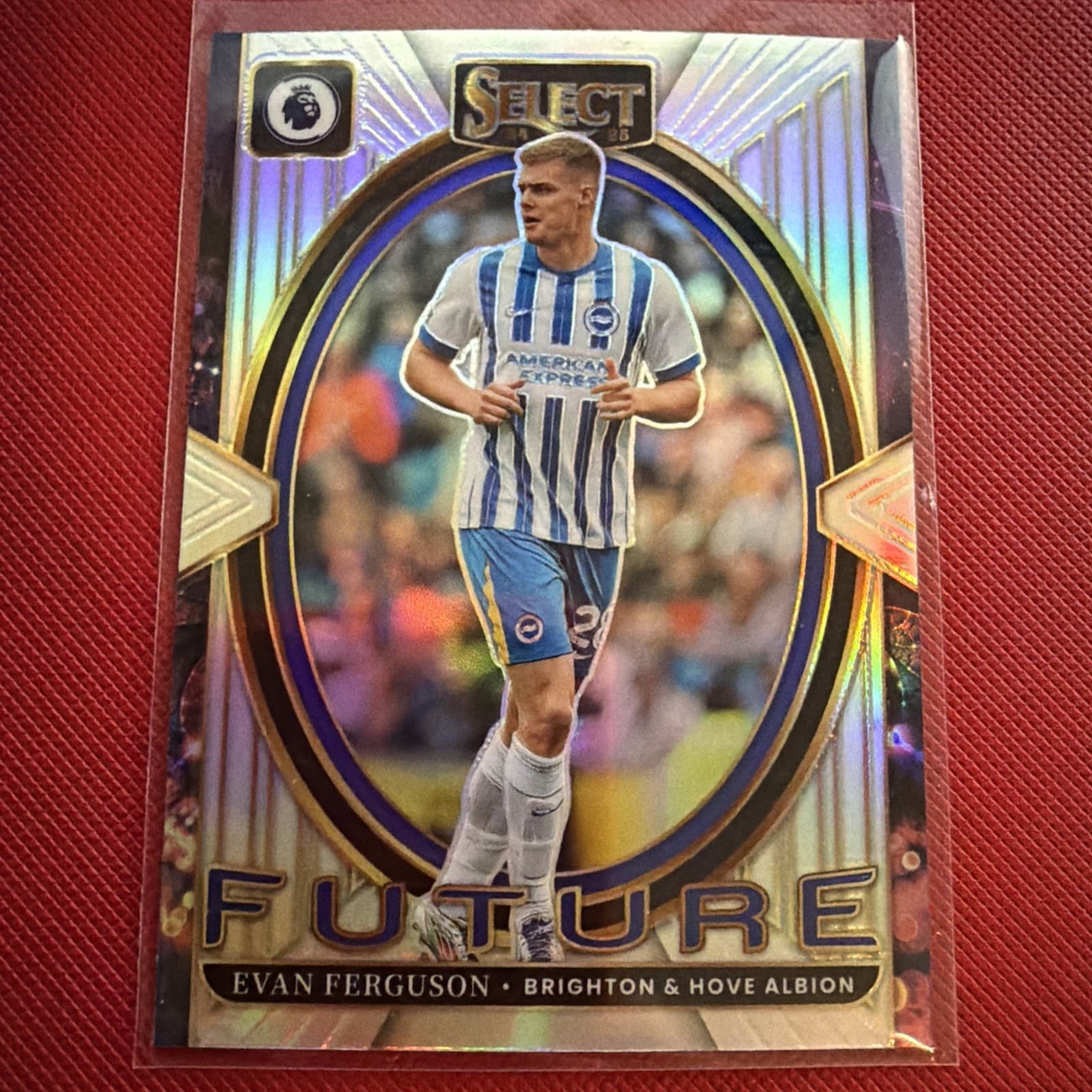Evan Ferguson 2024-25 Panini Select Premier League Future Silver Prizm #8 - Image 1
